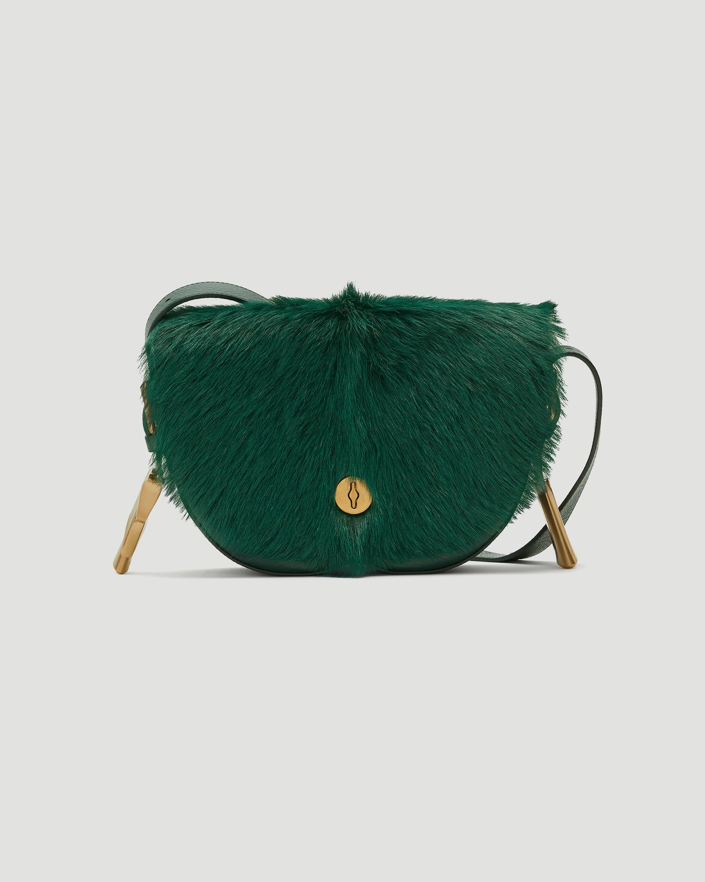 Chess Satchel Goat-Fur Bag