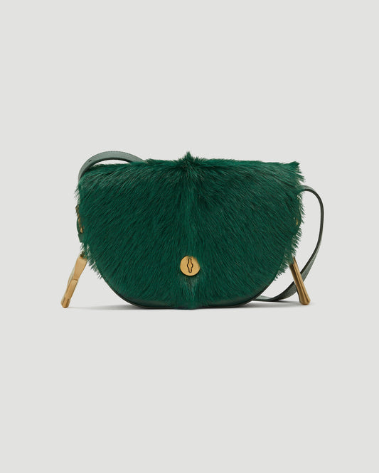 Chess Satchel Goat-Fur Bag