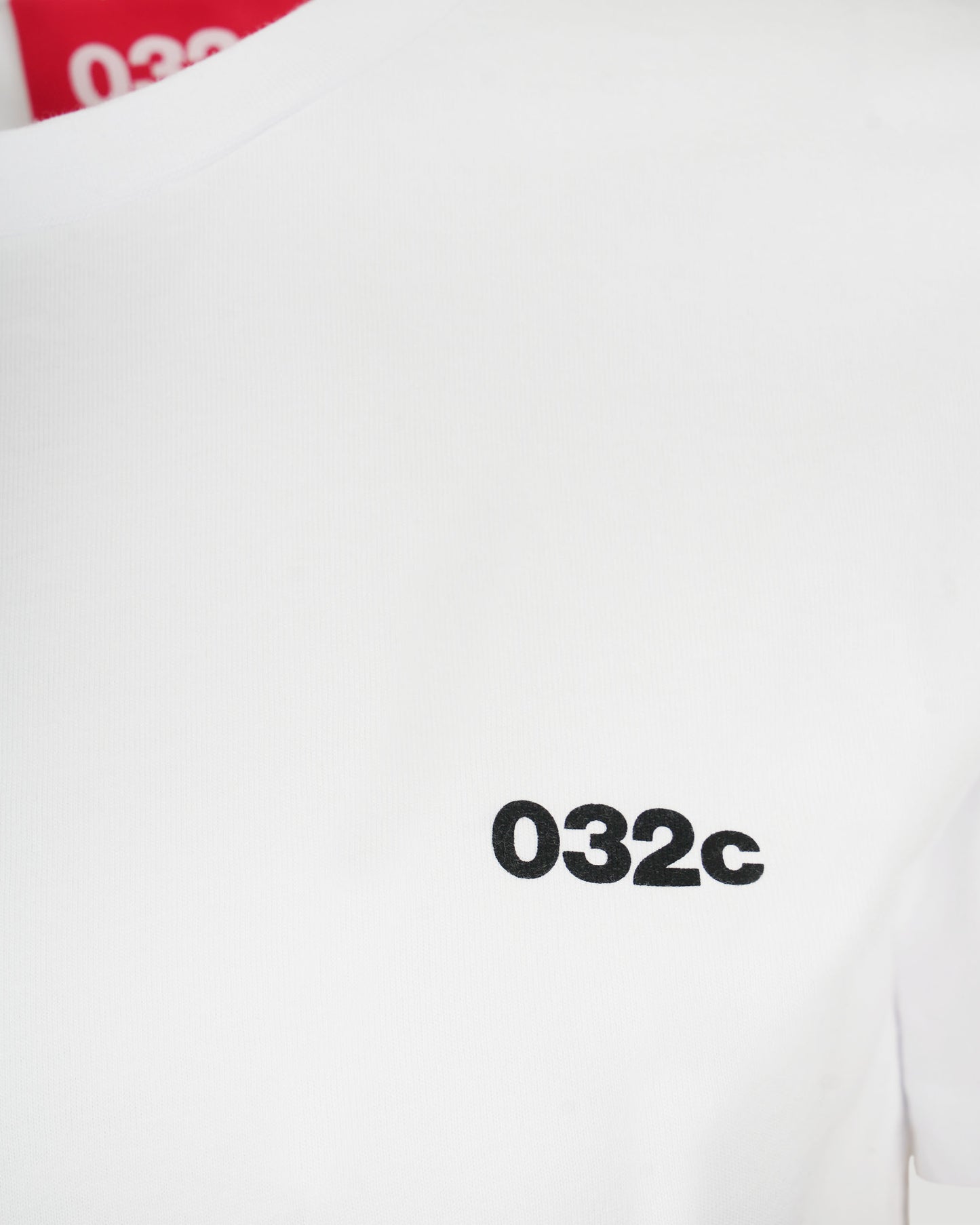 LOGO T-SHIRT IN WHITE COTTON