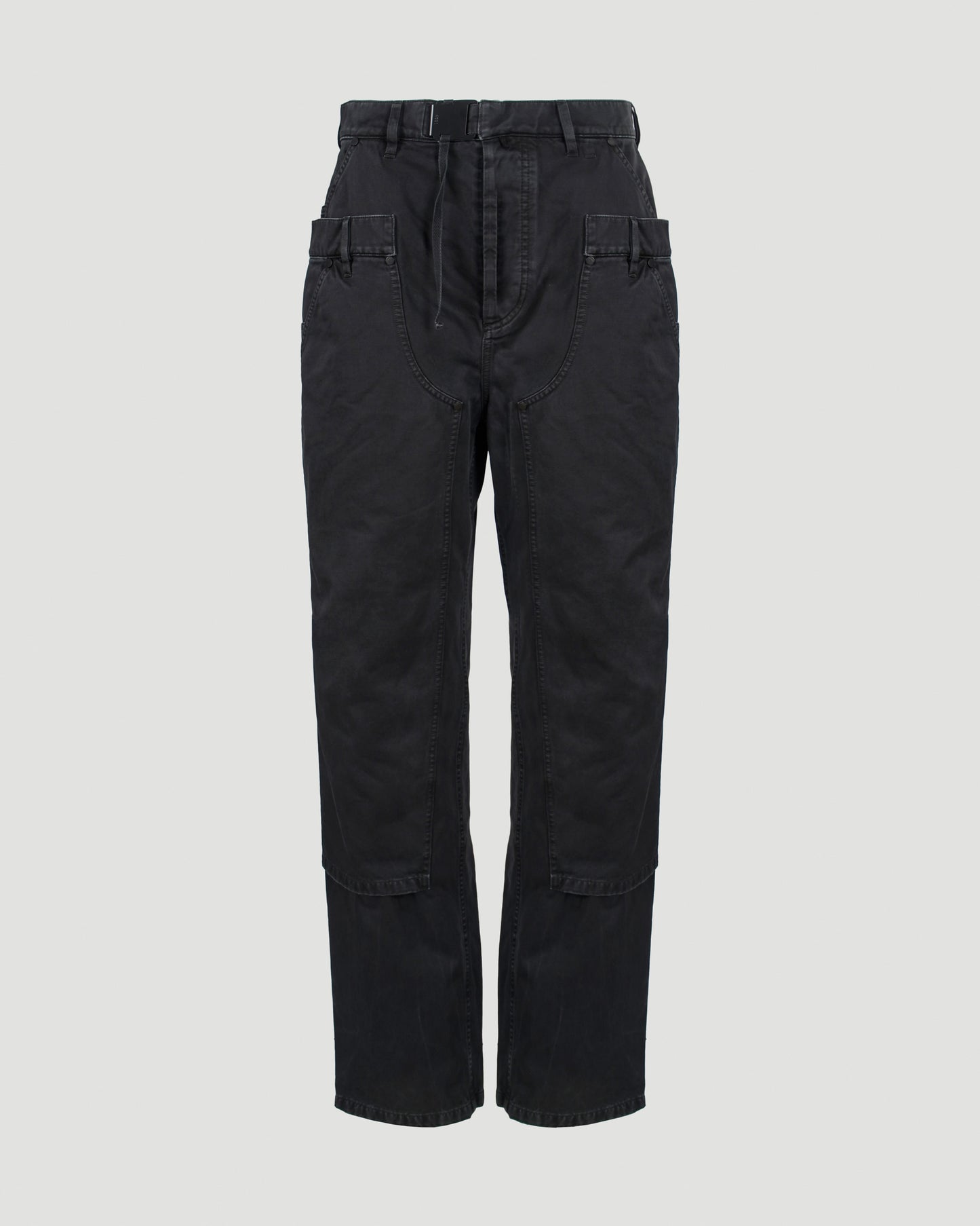 Hybrid wide leg trousers