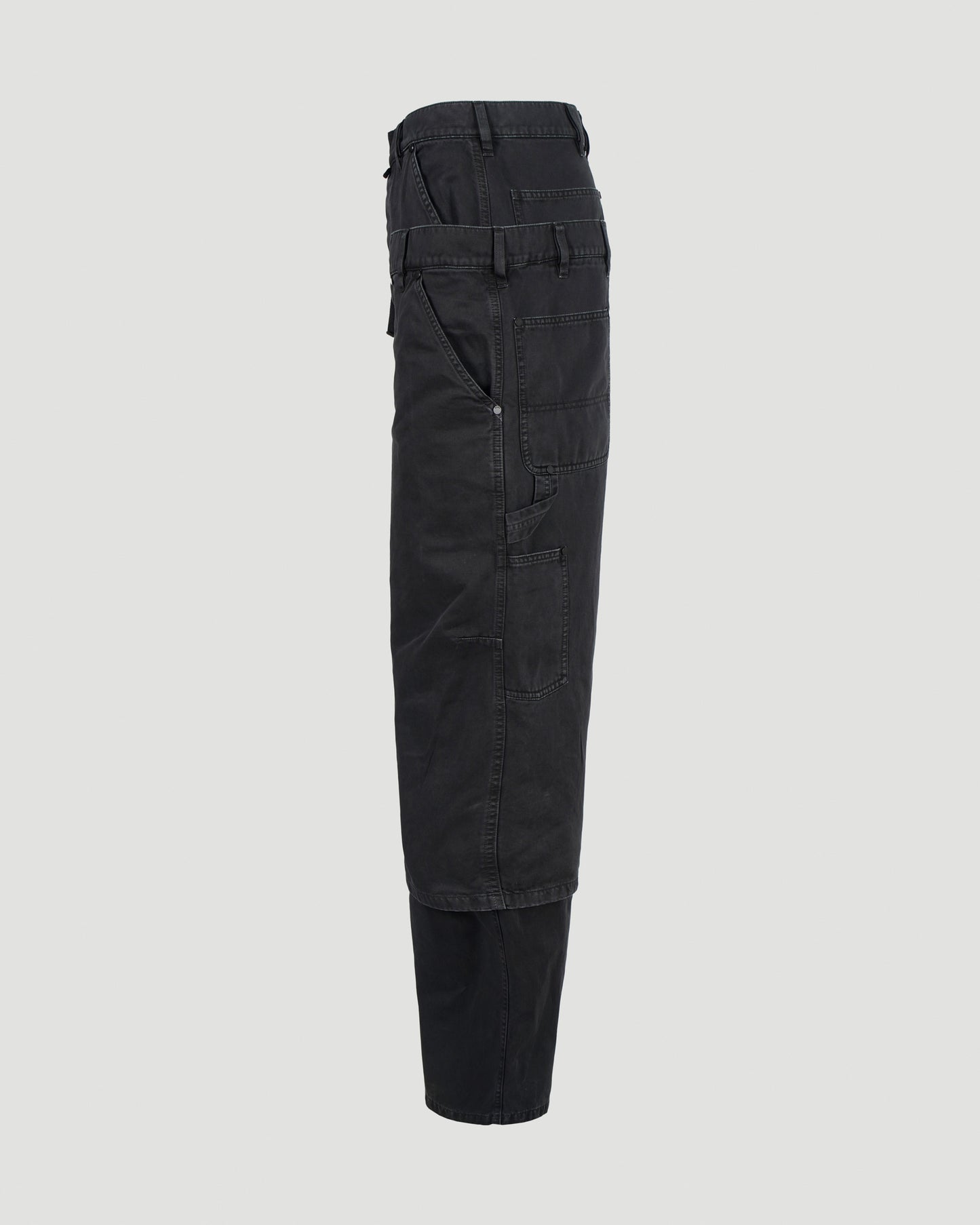 Hybrid wide leg trousers