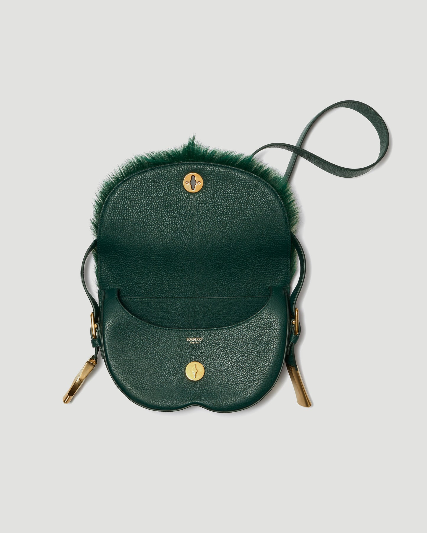 Chess Satchel Goat-Fur Bag
