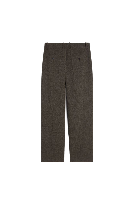 Drop Trousers in Khaki/White