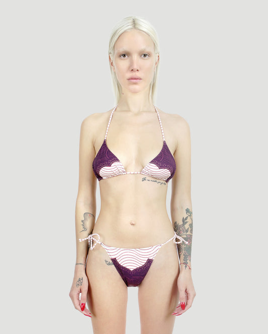 THE BUGRUNDY CARTOUCHE BIKINI