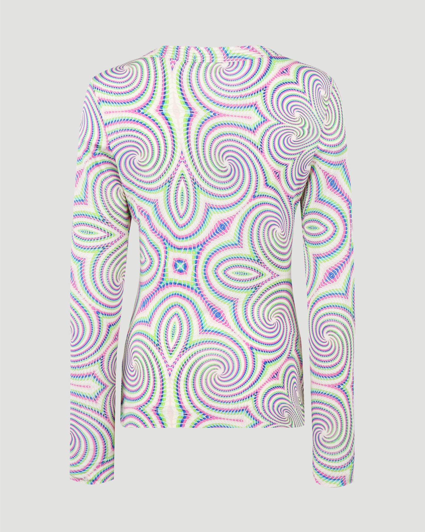 Kaleidoscope print long sleeved top