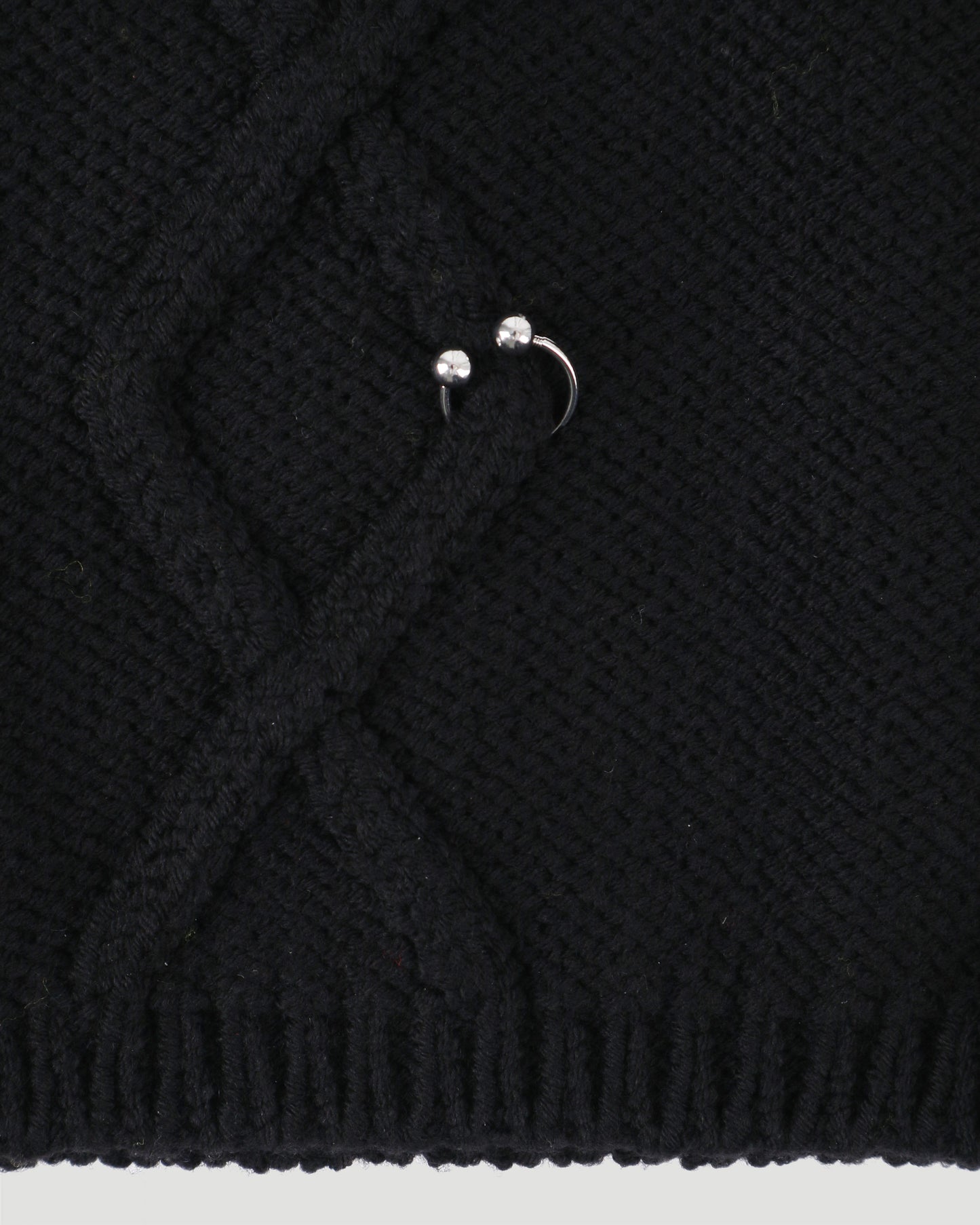 BALACLAVA WITH PIERCED DETAILS