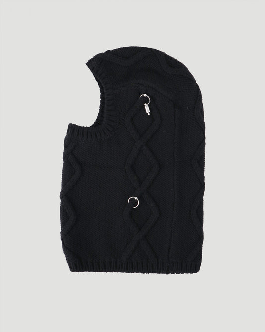 BALACLAVA WITH PIERCED DETAILS