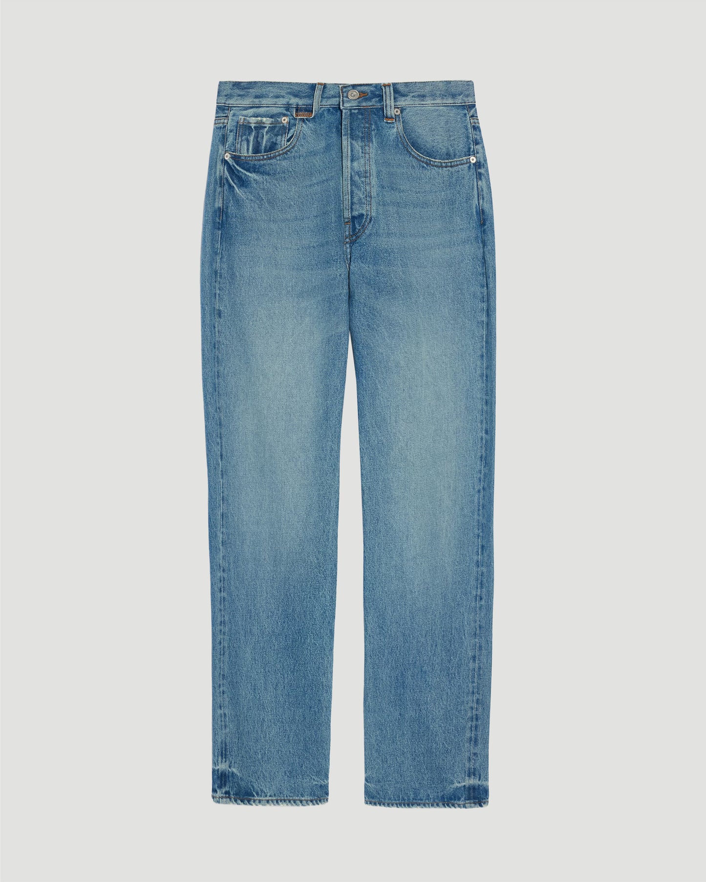 Straight Leg Jeans in Blue