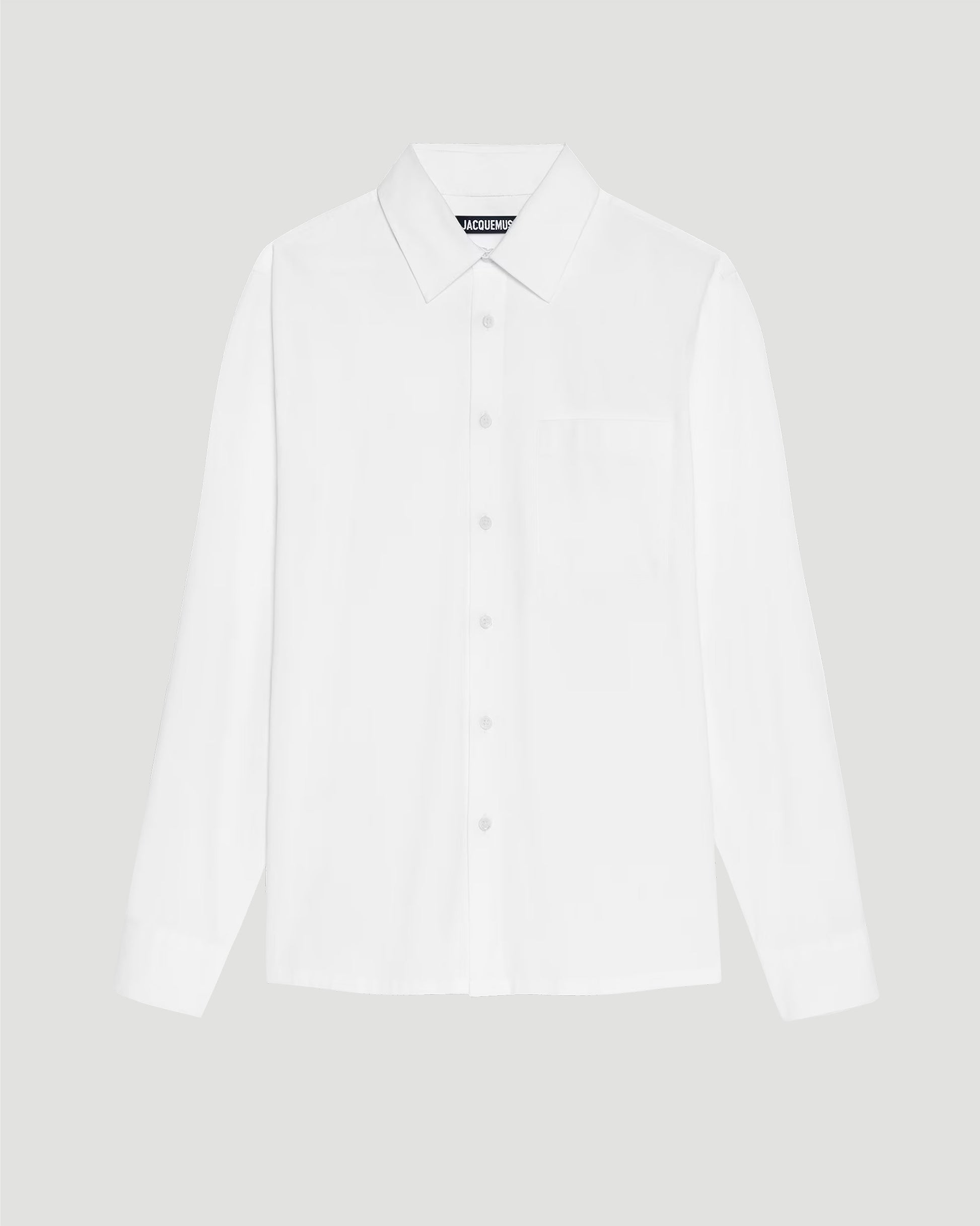 Jacquemus Suit Shirt in White — front view