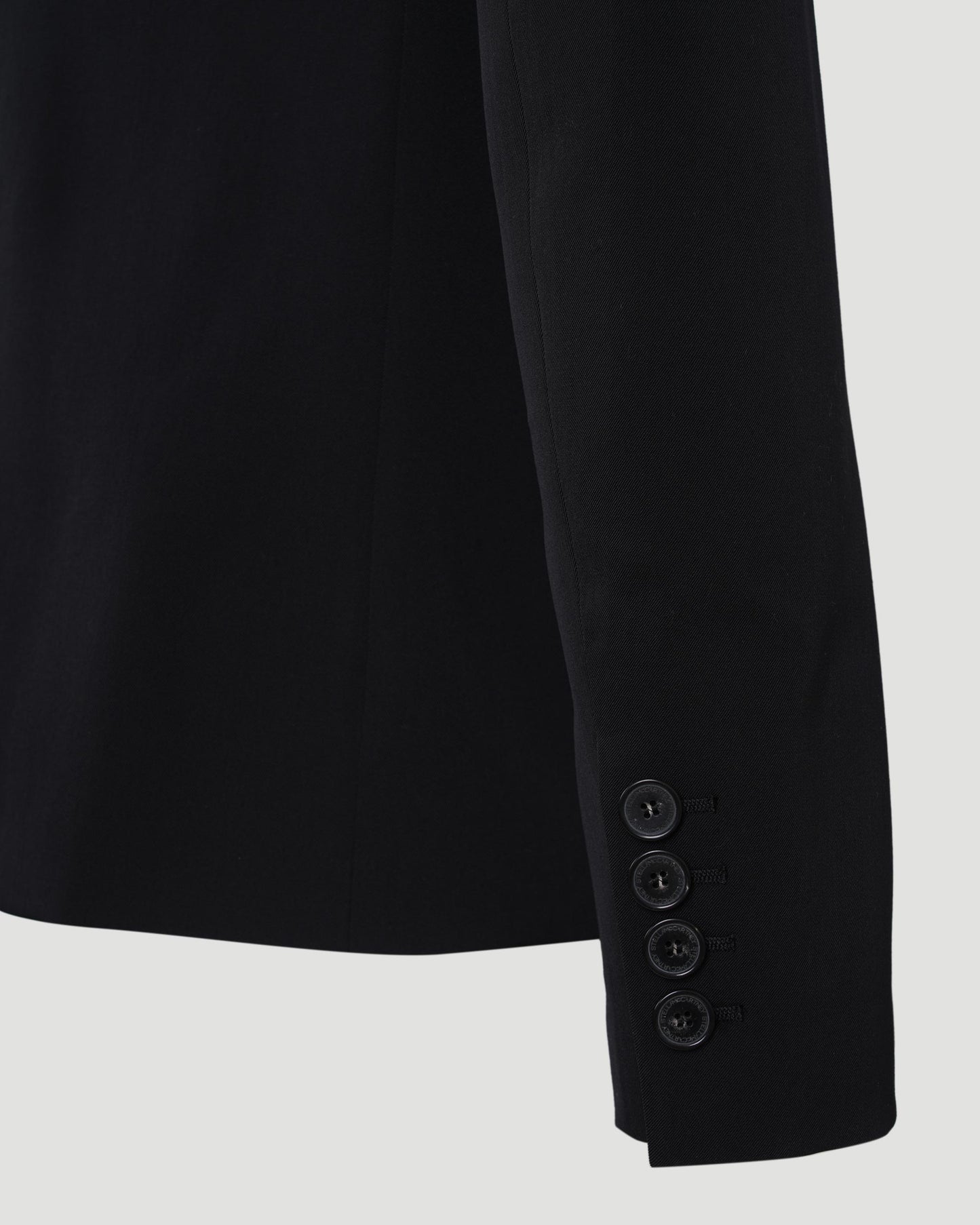SINGLE BREASTED BLAZER IN BLACK