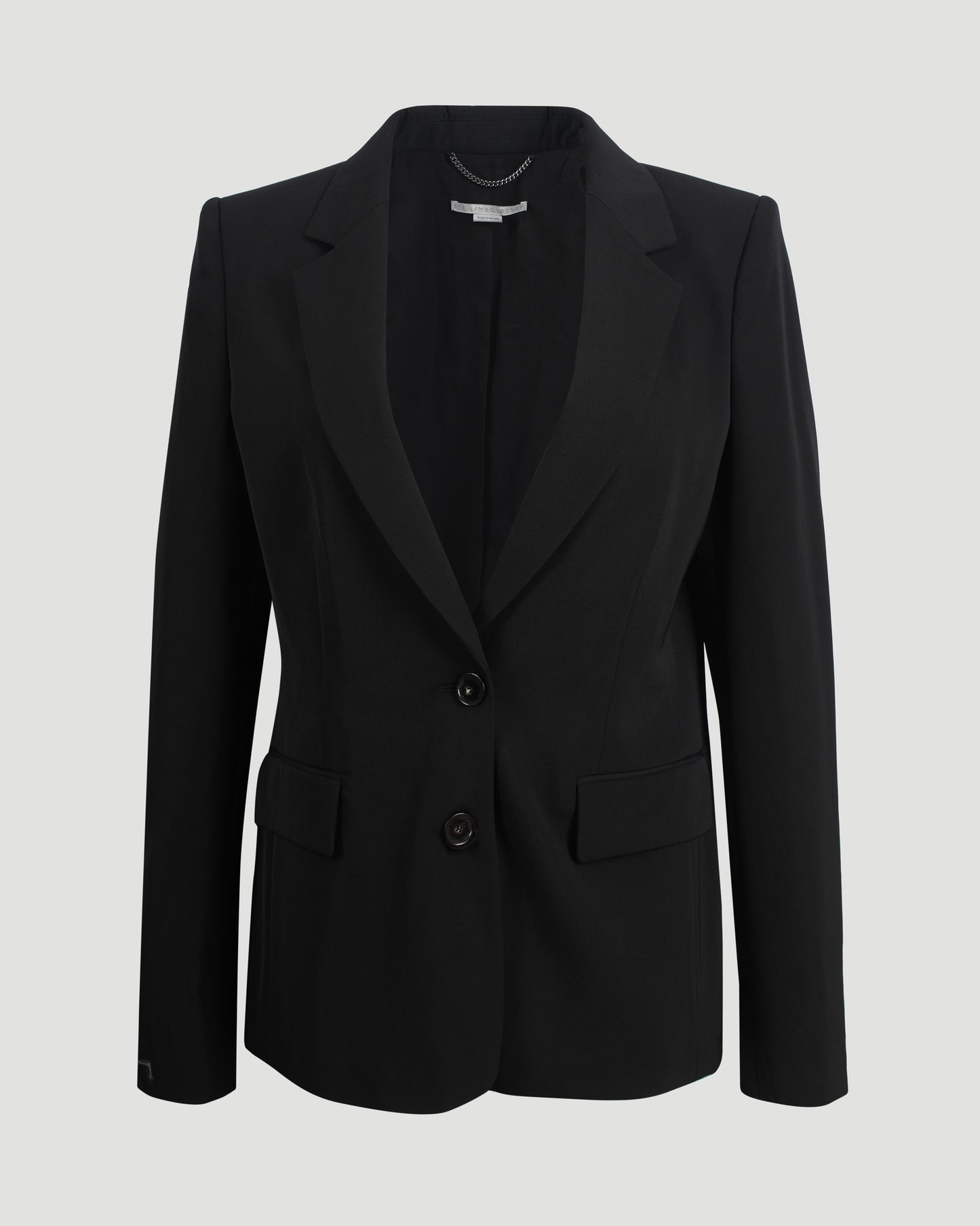 SINGLE BREASTED BLAZER IN BLACK