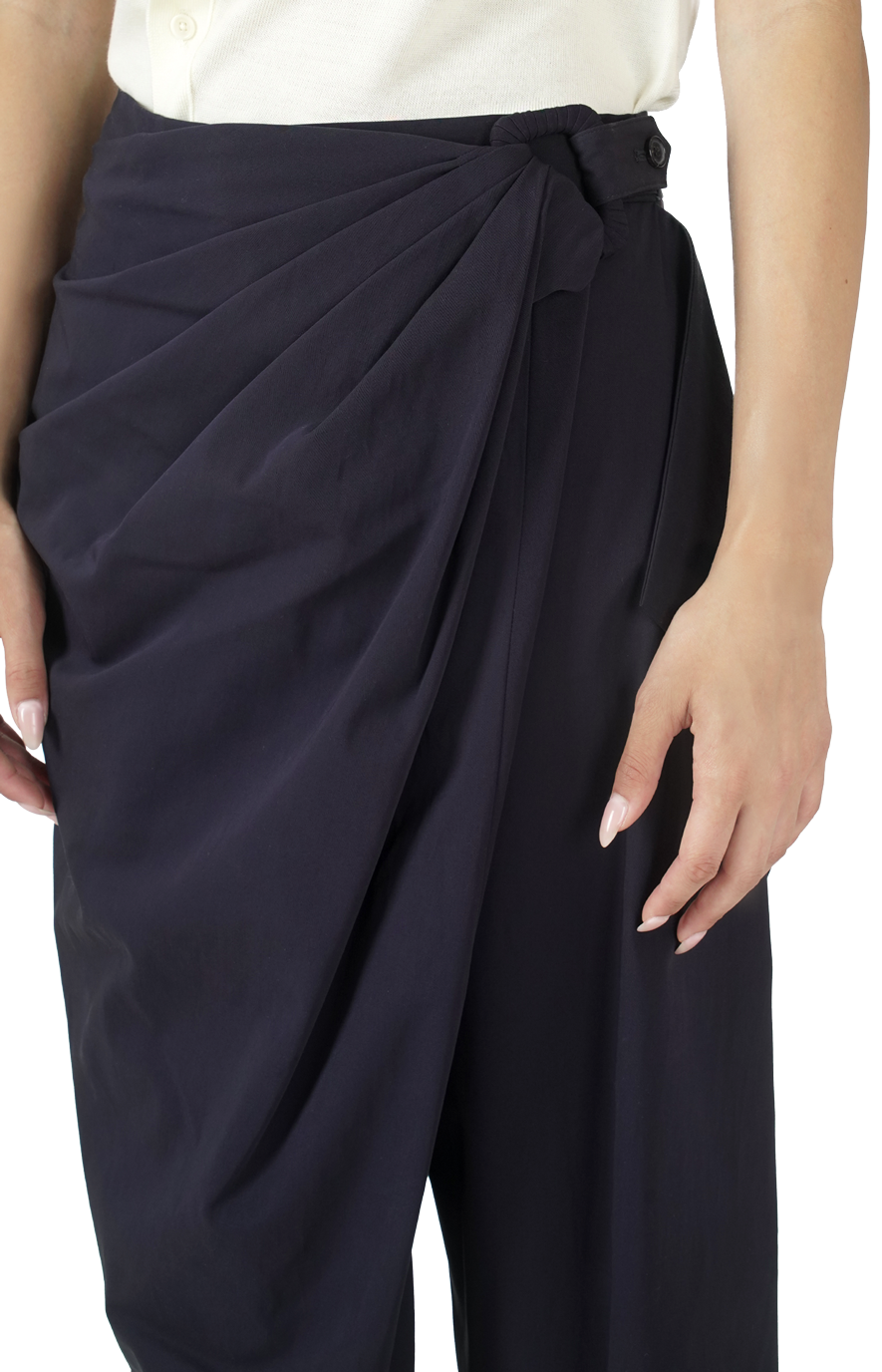 Twist Trousers in Navy