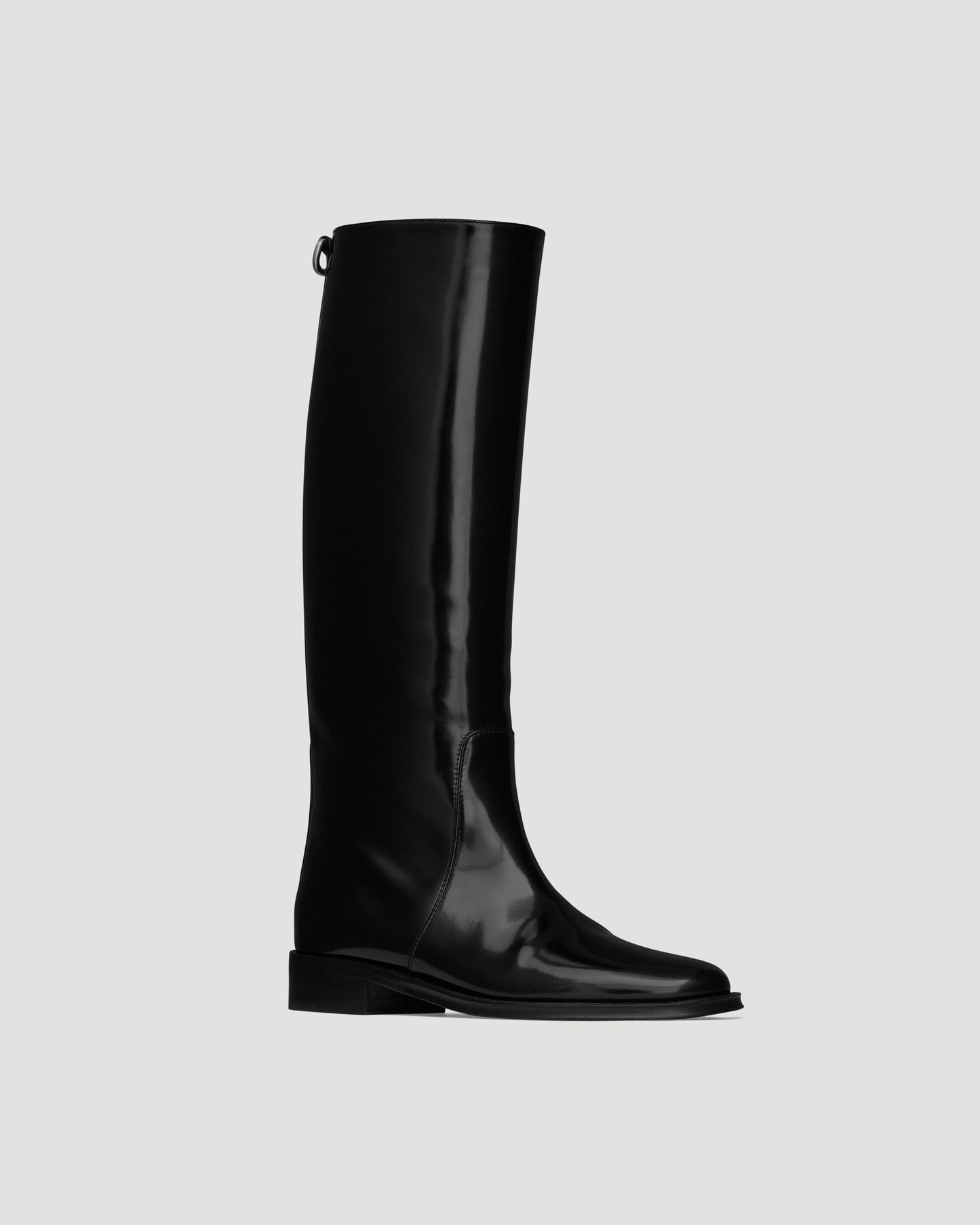 HUNT BOOTS IN GLAZED LEATHER