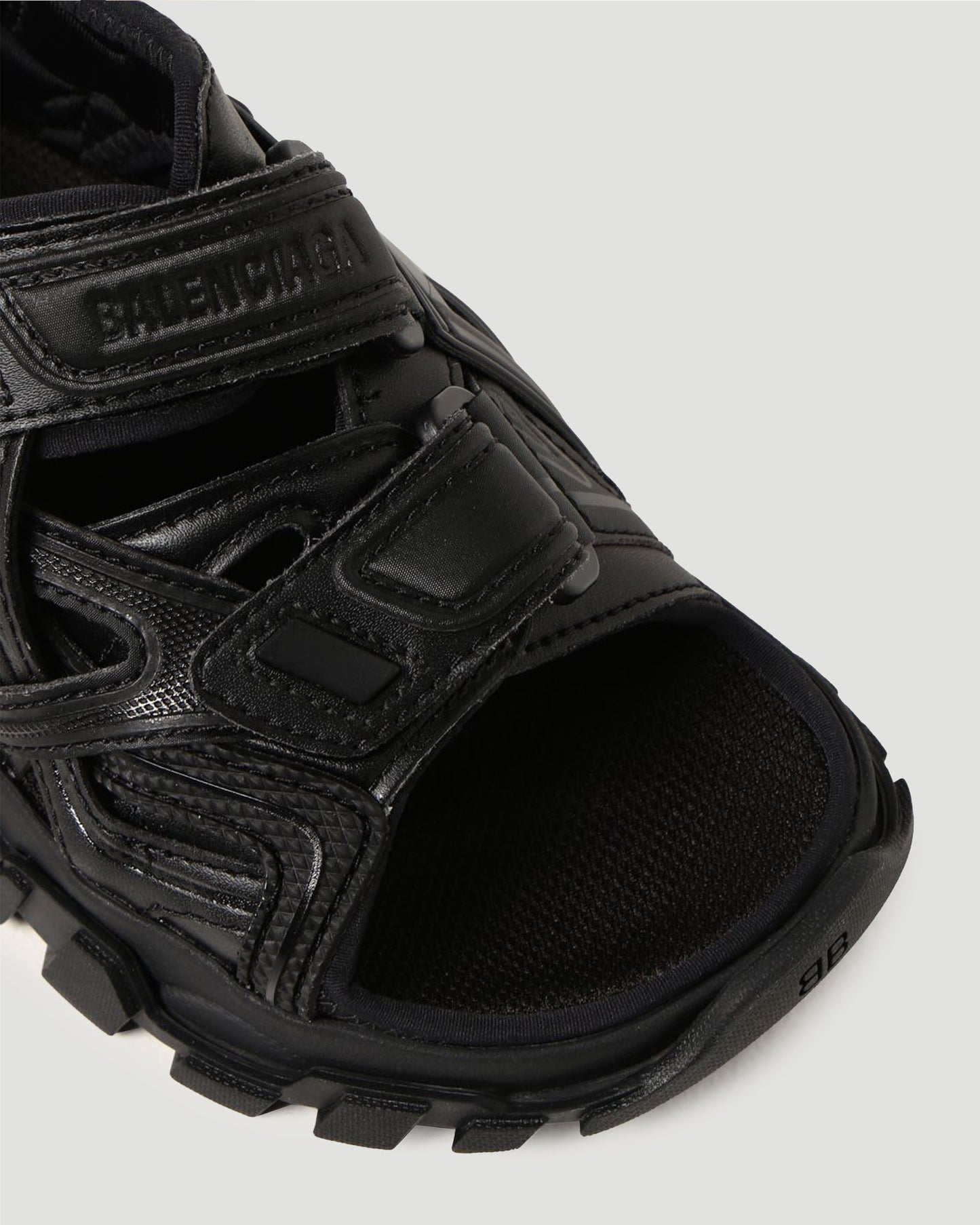 TRACK SANDALS IN BLACK
