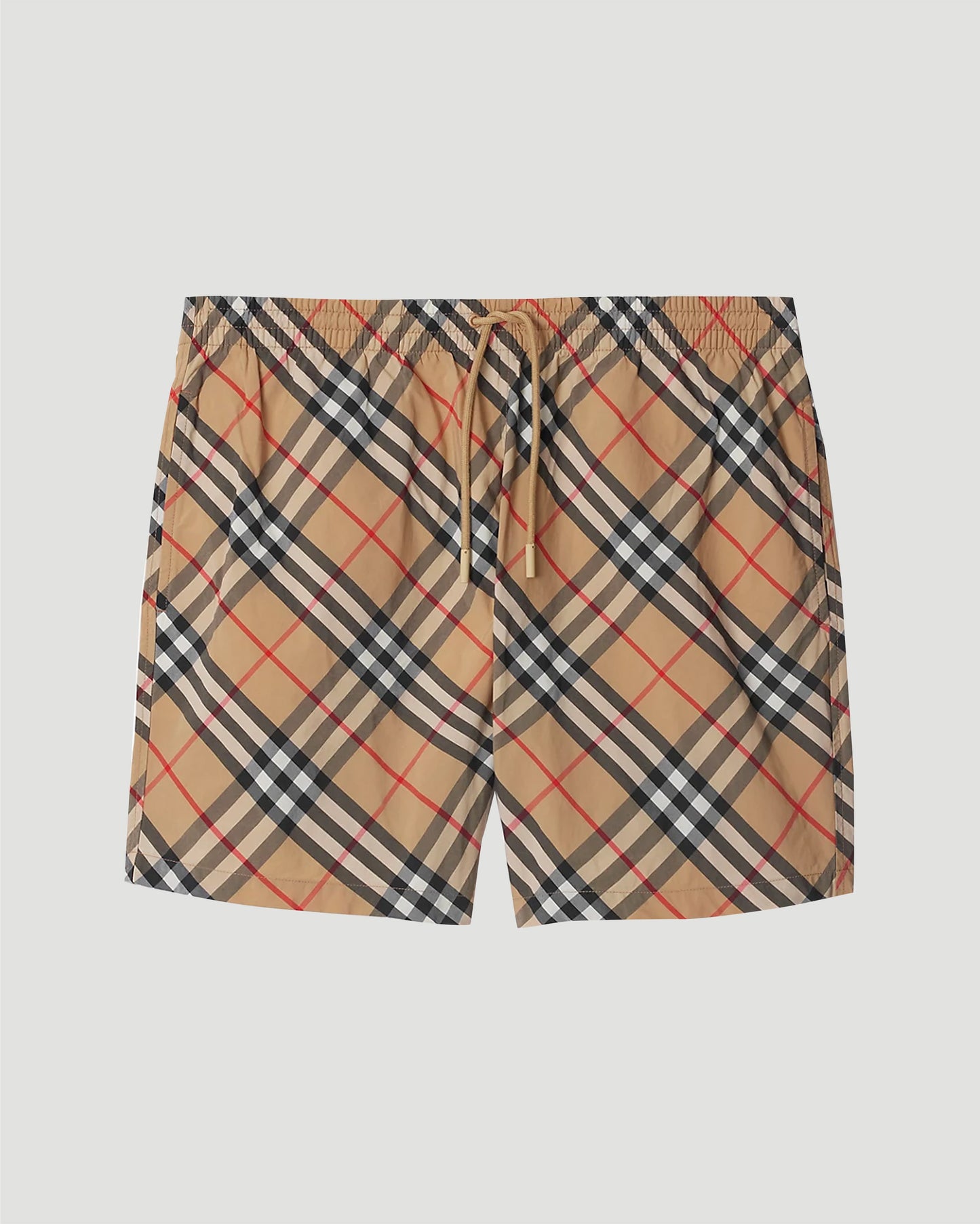 Check Swim Shorts in Sand