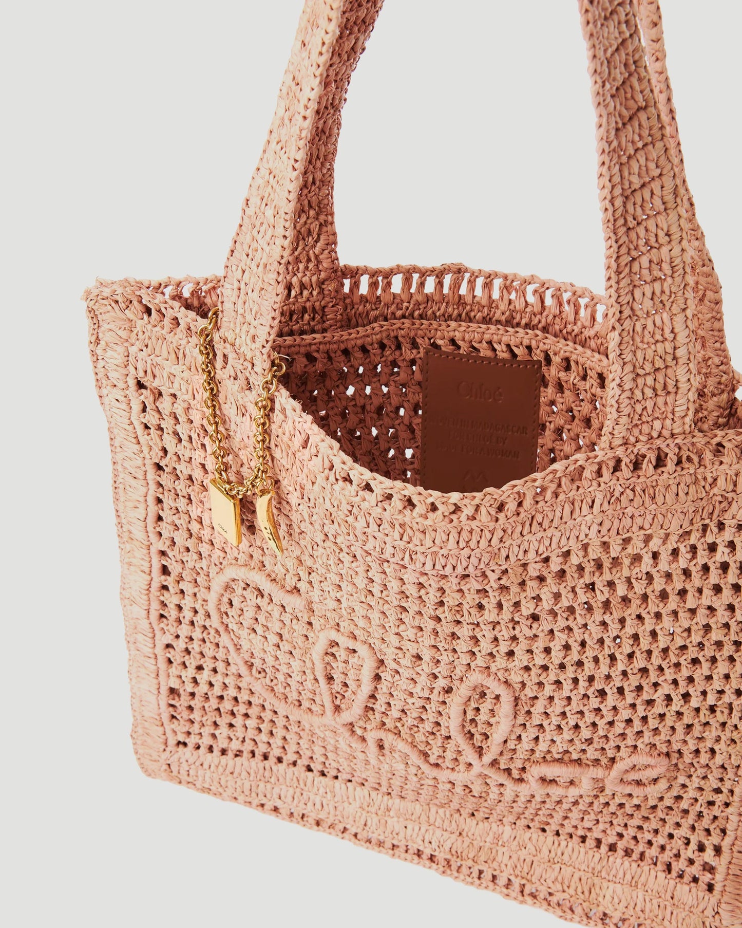 Summer Banana Tote Bag in Summery Beige