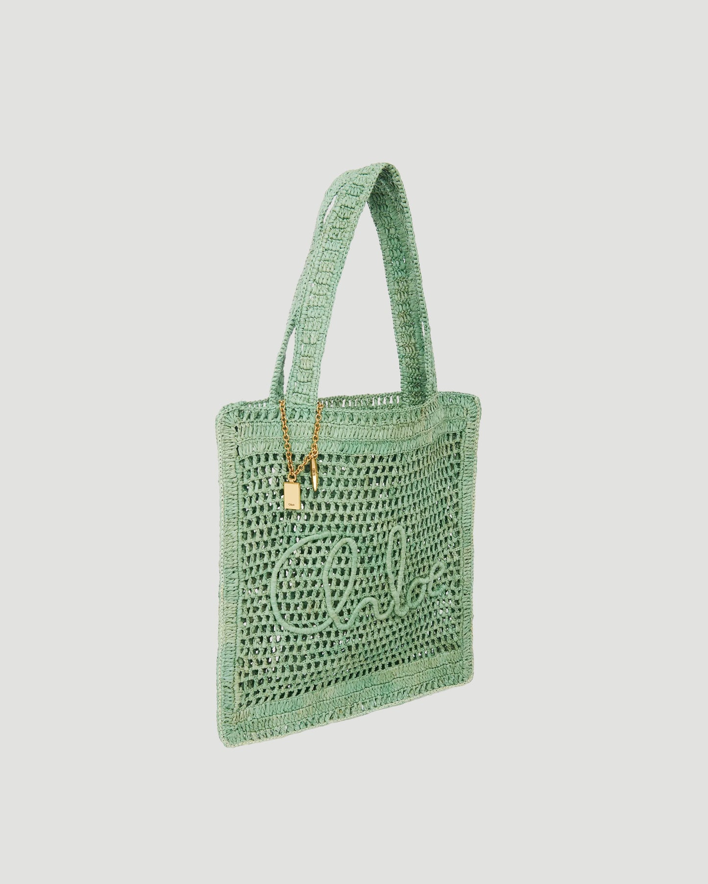 Summer Banana Tote Bag in Tea Leaf Green