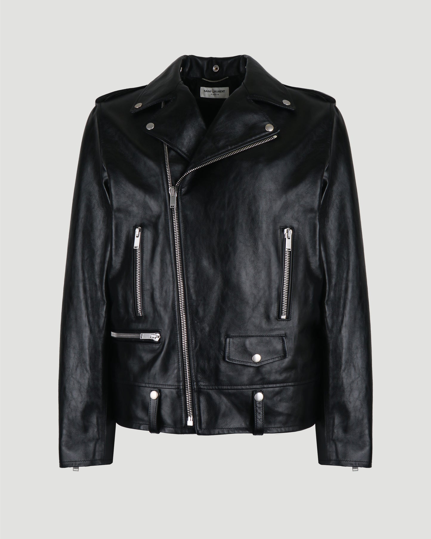 CLASSIC LEATHER BIKER JACKET