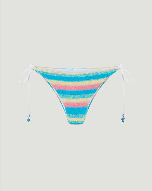 Stripe Towelling Bikini Bottom