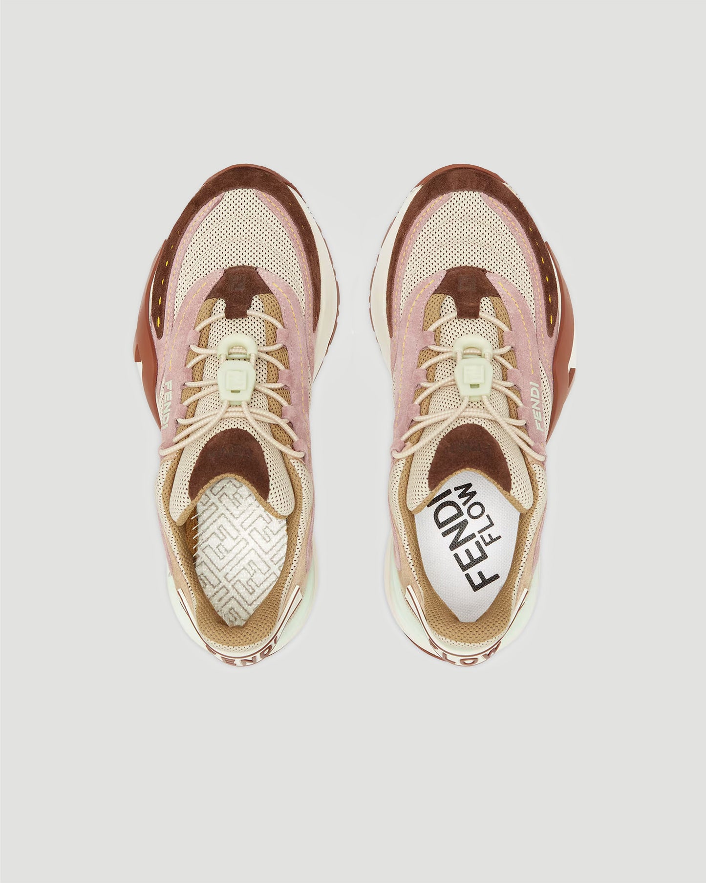 Fendi Flow in Brown And Mauve