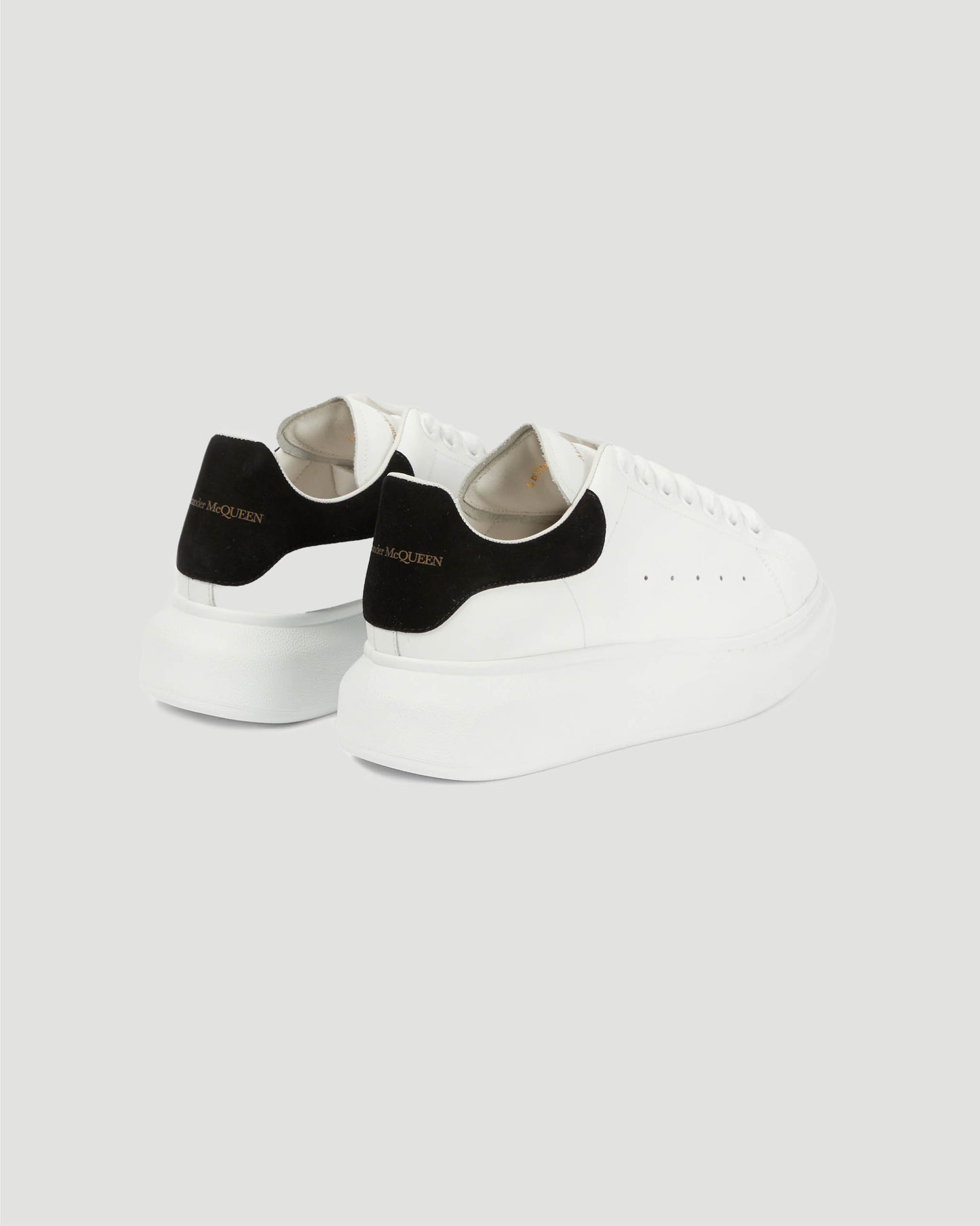Oversized Sneaker in White and Black