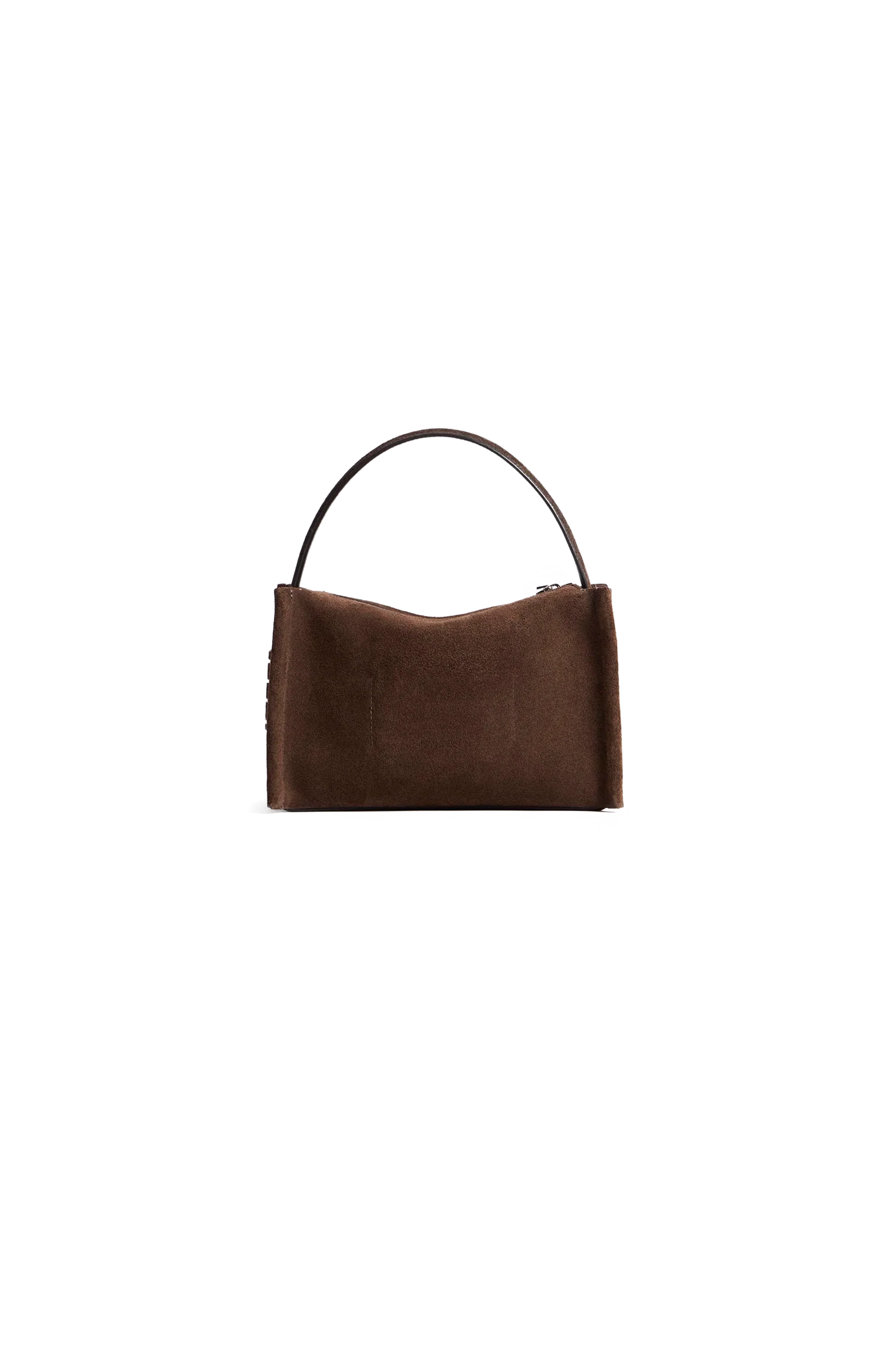 JW Anderson Small Loafer Bag in Brown Suede