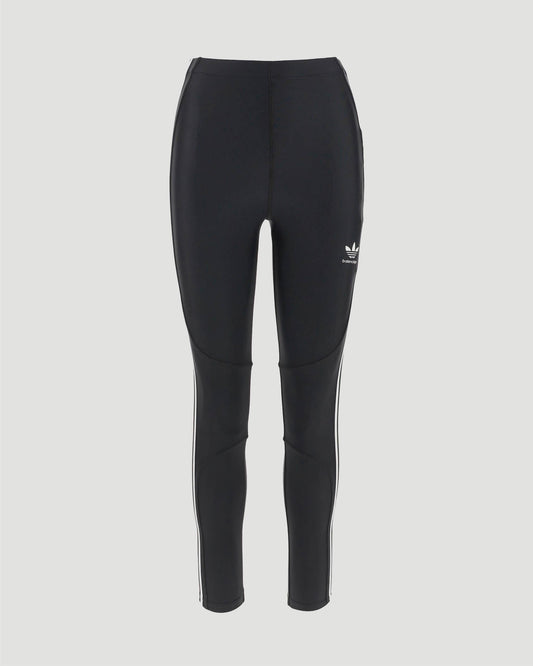BALENCIAGA X ADIDAS ATHLETIC LEGGINGS IN BLACK