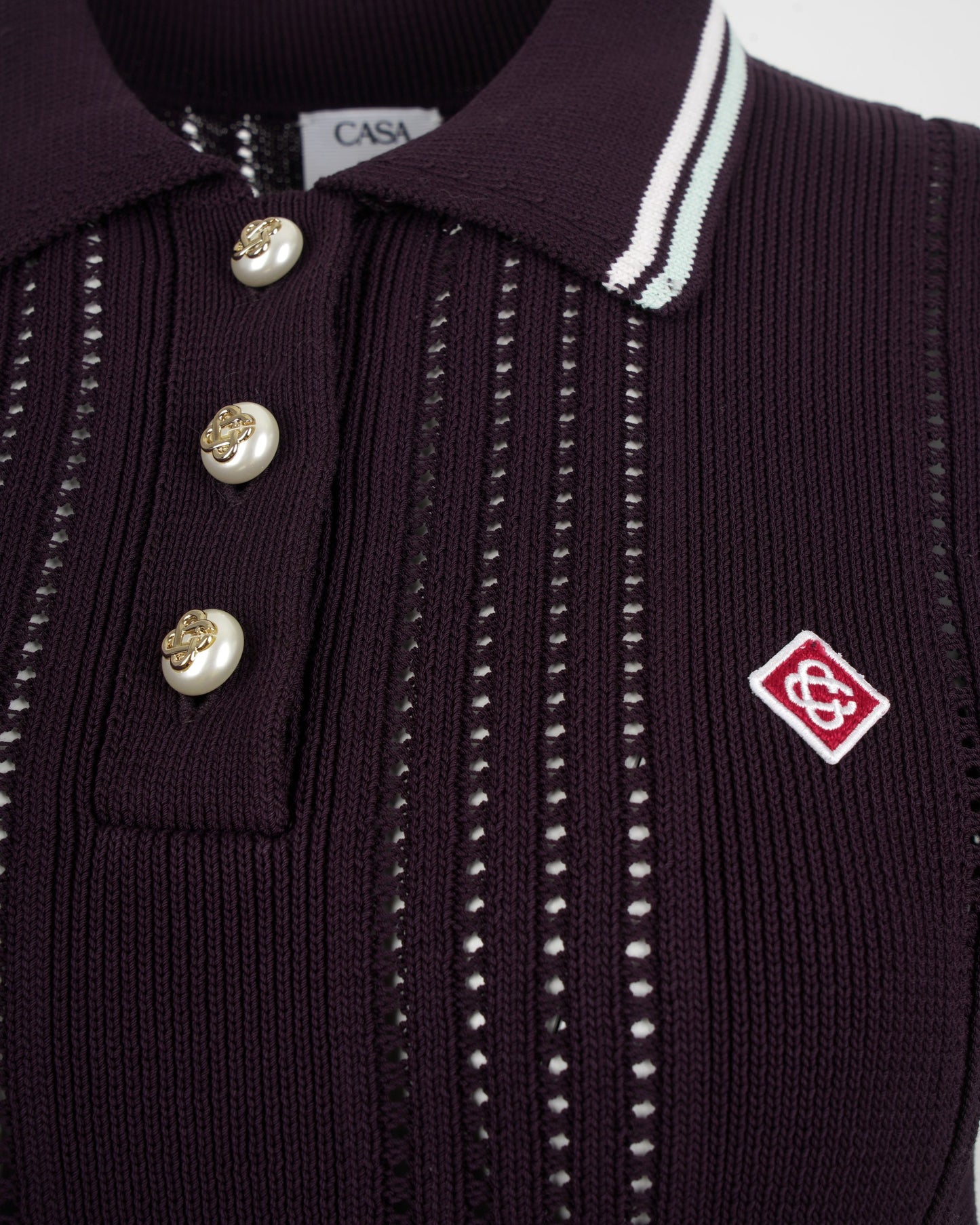 Cotton Knit Short Sleeve Polo