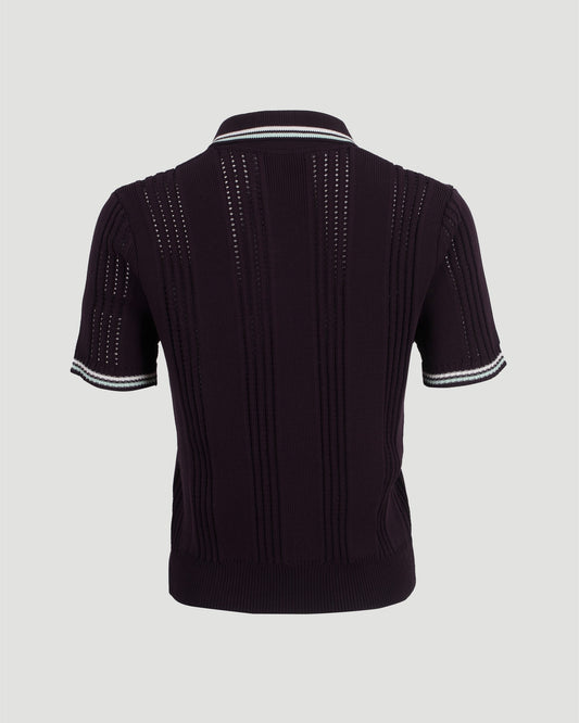 Cotton Knit Short Sleeve Polo