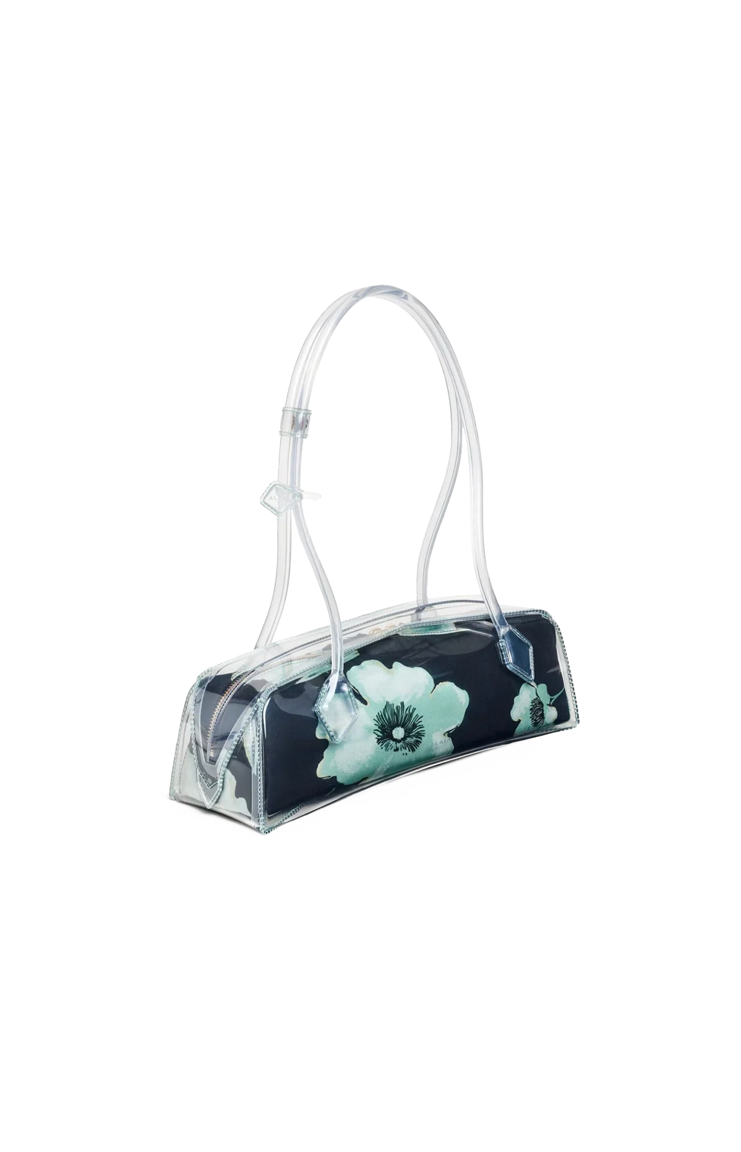 Le Teckel Medium Bag in Polyurethane and Floral Print