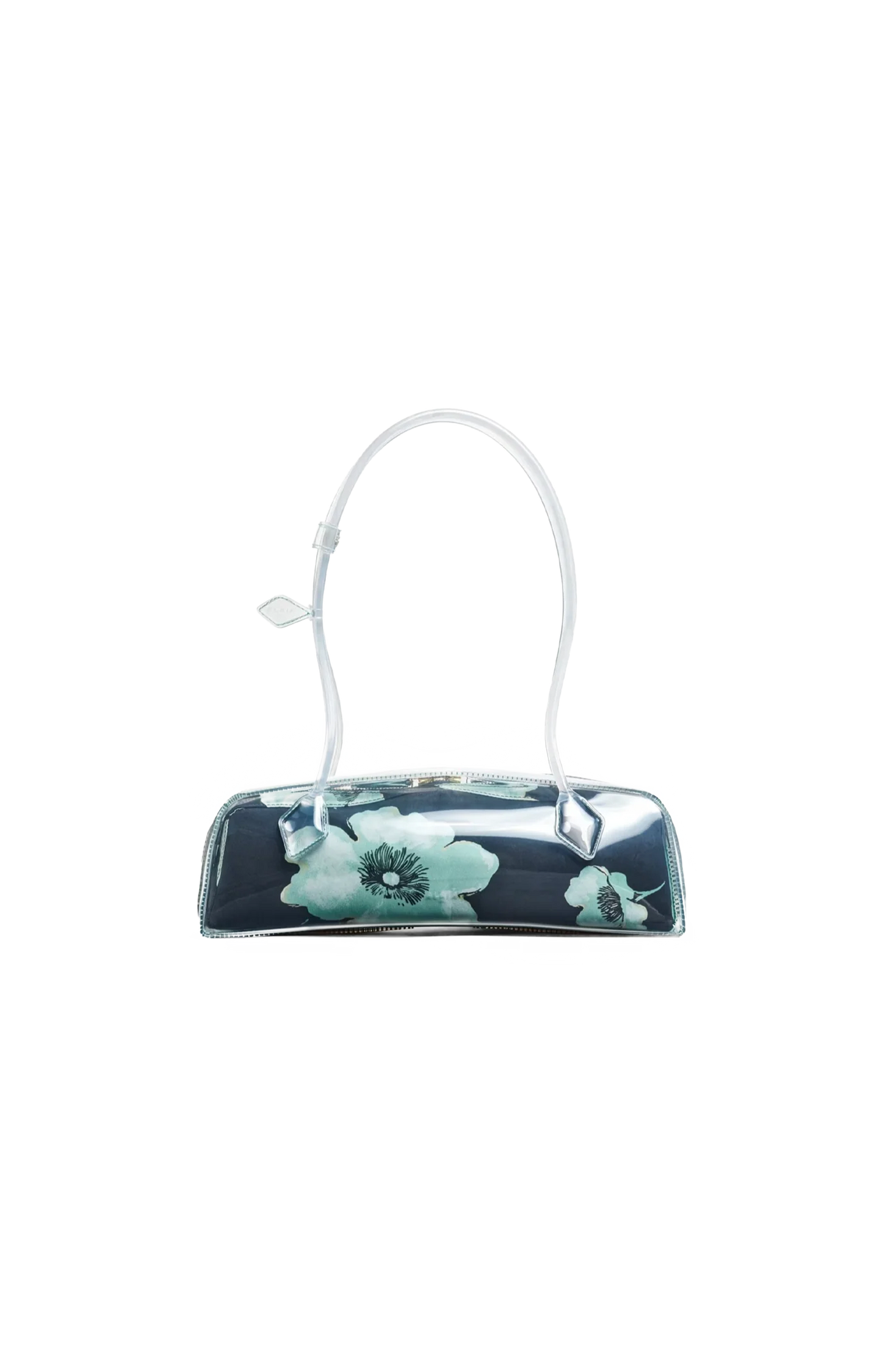Le Teckel Medium Bag in Polyurethane and Floral Print