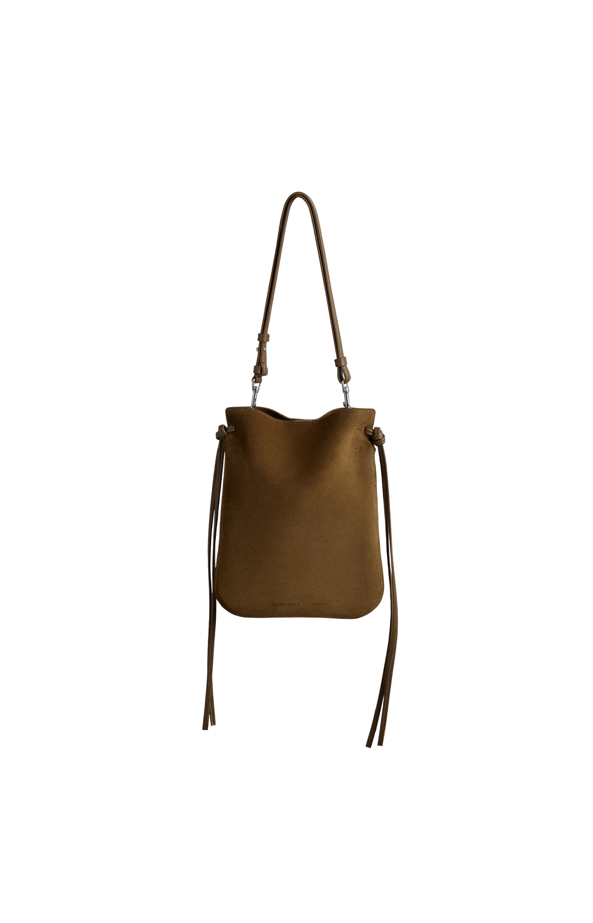 Gig Pouch In Toffee Suede