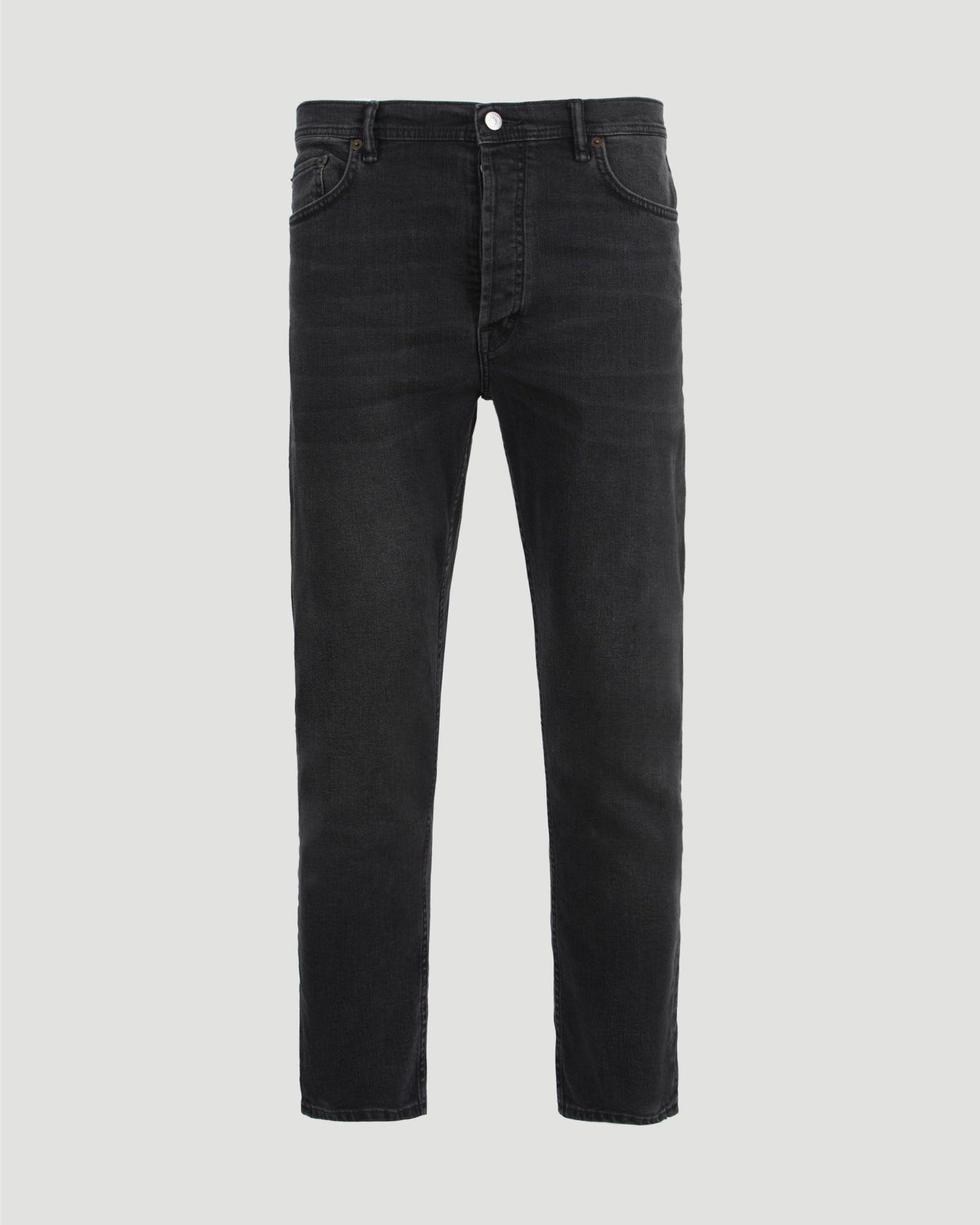 Slim Fit Jeans in Used Black