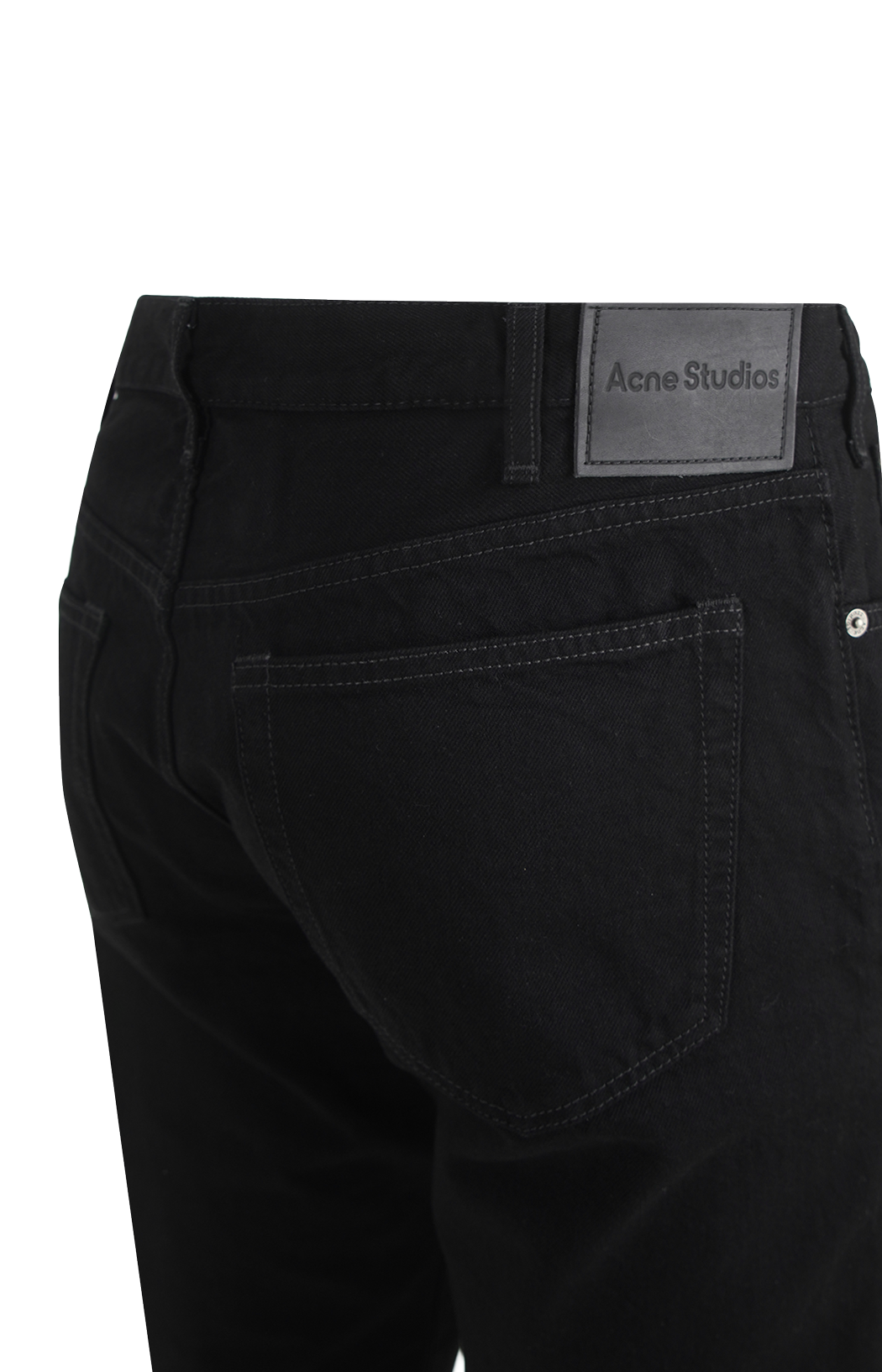 Straight-Leg Jeans in Black