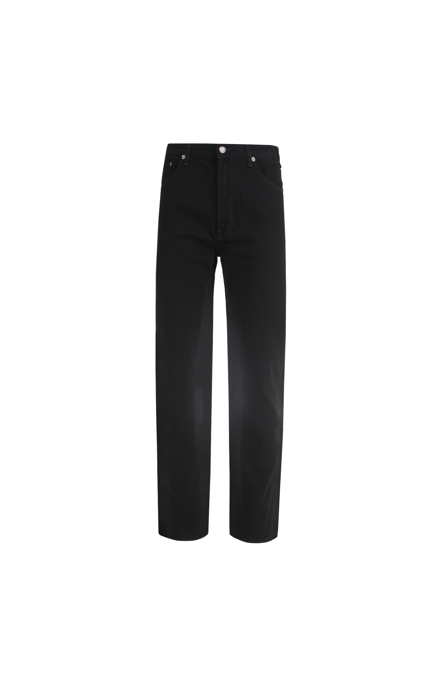 Straight-Leg Jeans in Black