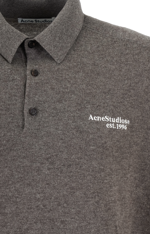 Wool Knit Polo