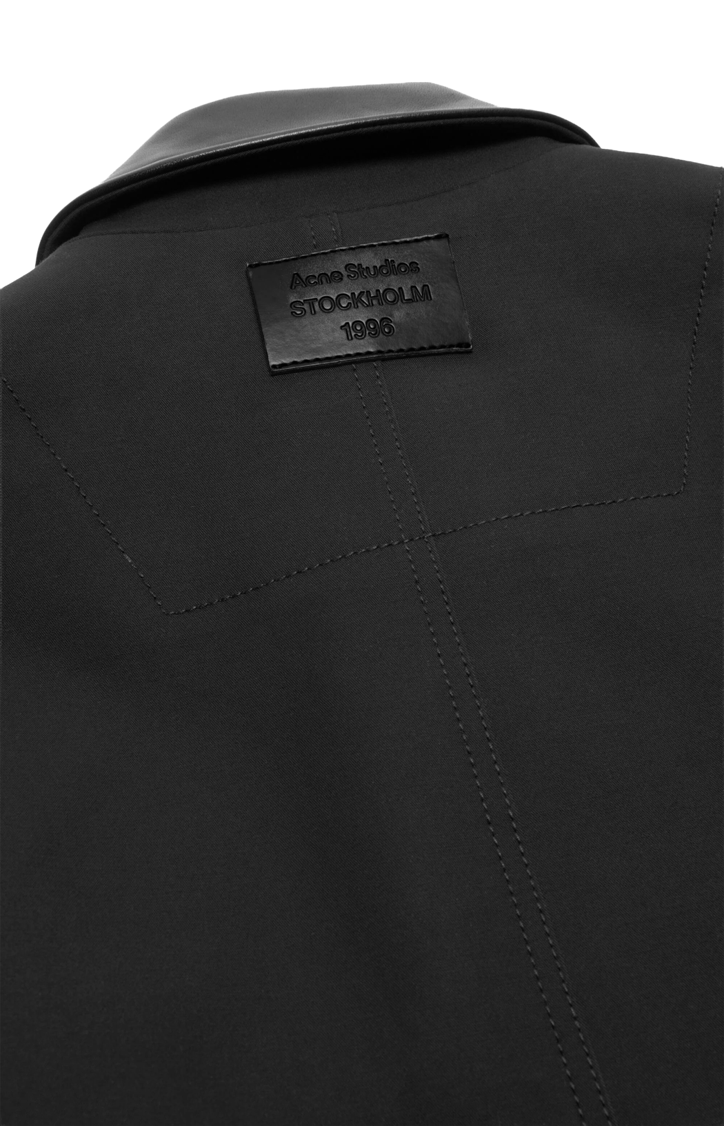 Bomber with Leather Collar