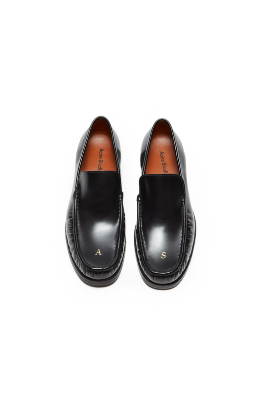 Leather Loafers in Black