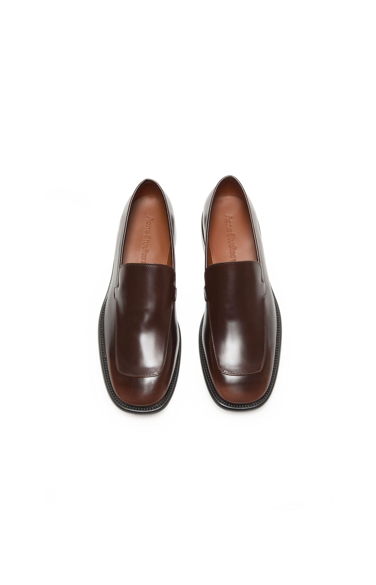 Leather Loafers in Dark Brown