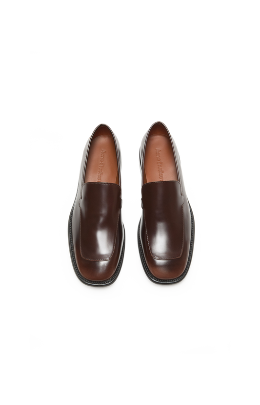 Acne Studios Leather Loafers in Dark Brown — product photo 2