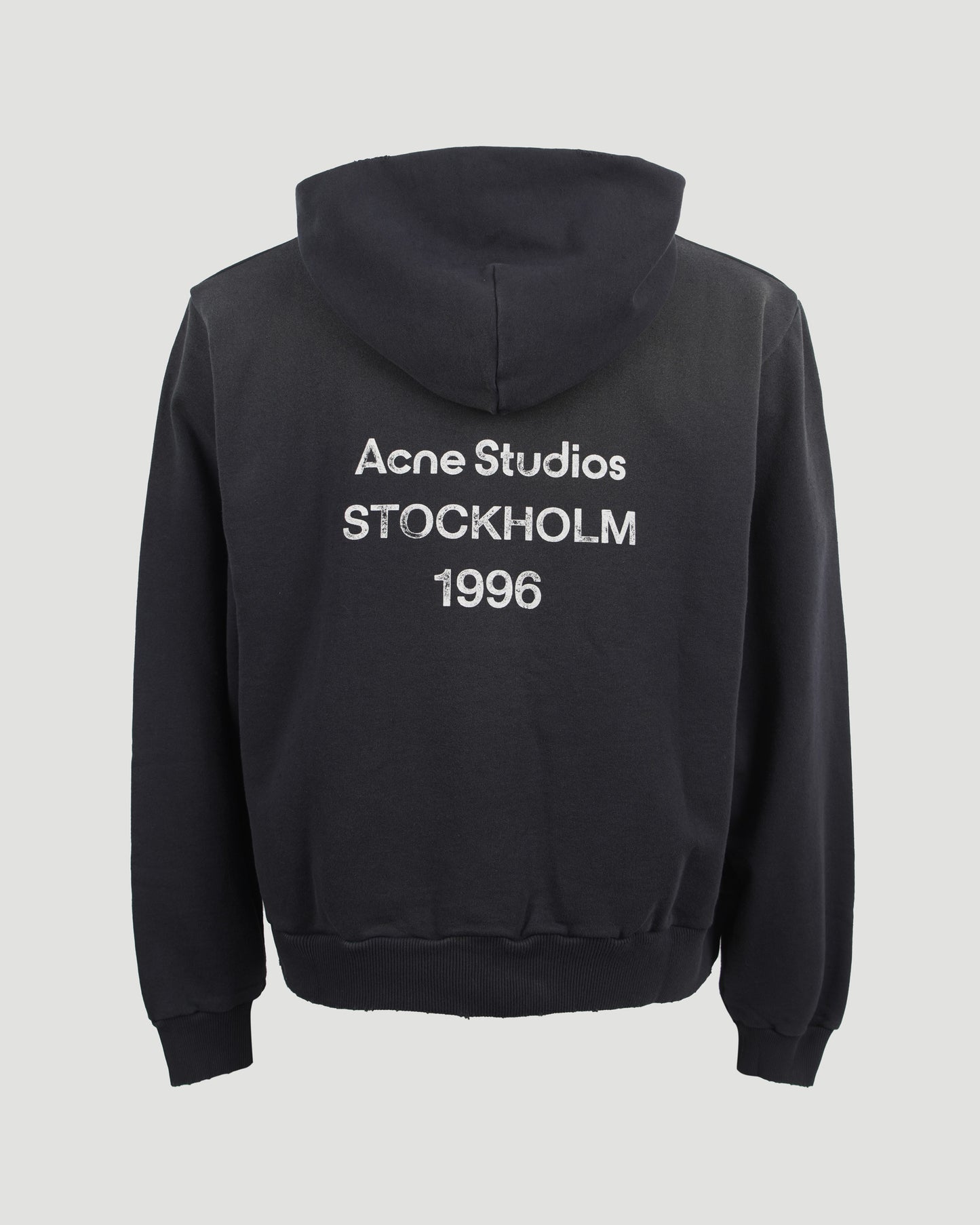 Logo Hooded Sweater in Black