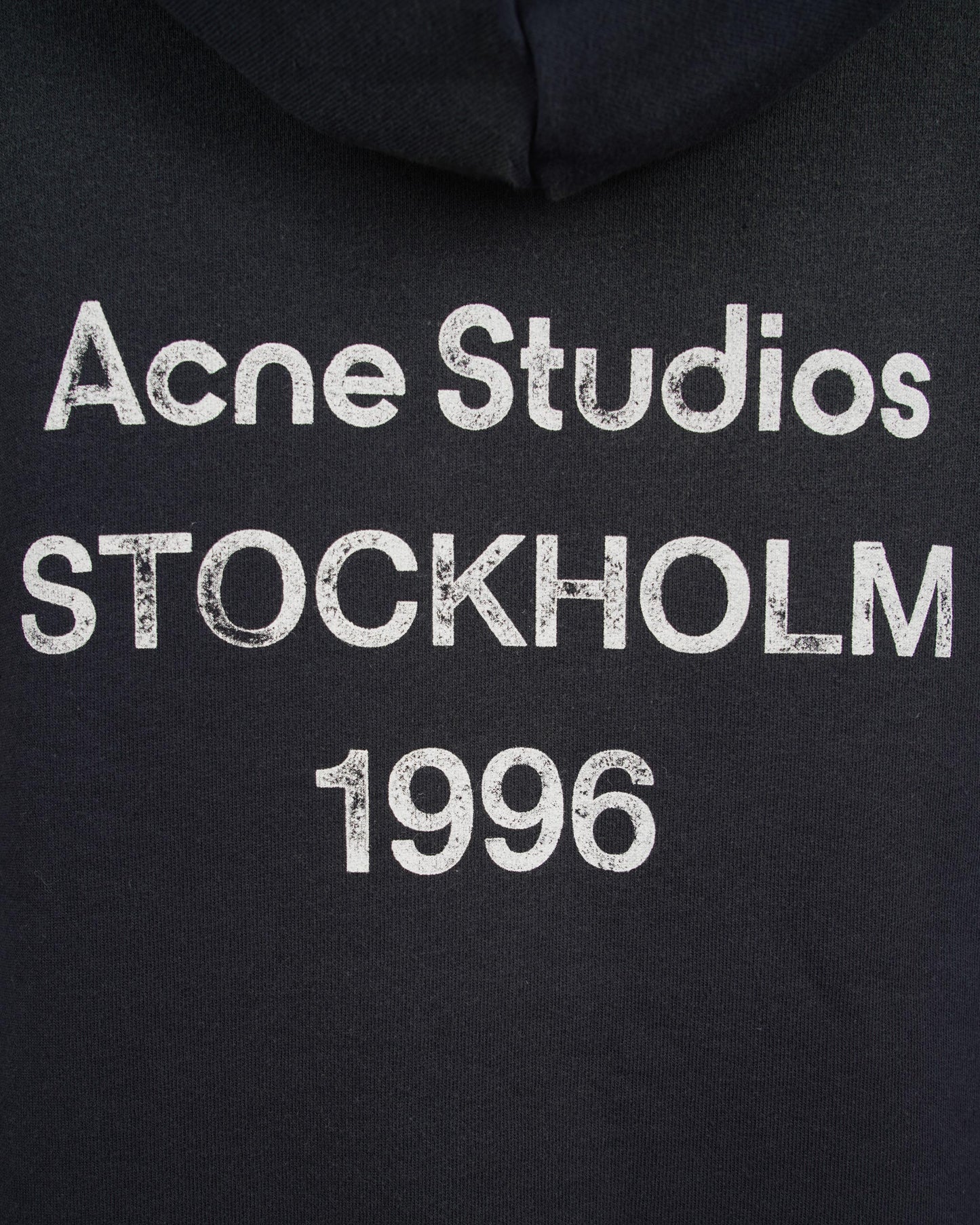 Logo Hooded Sweater in Black