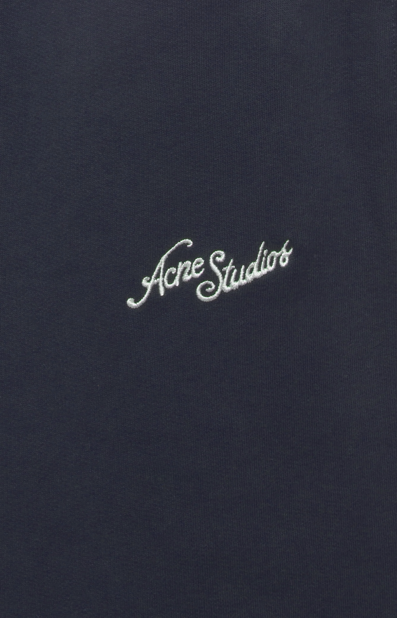 Fleece Logo Sweatpants in Navy