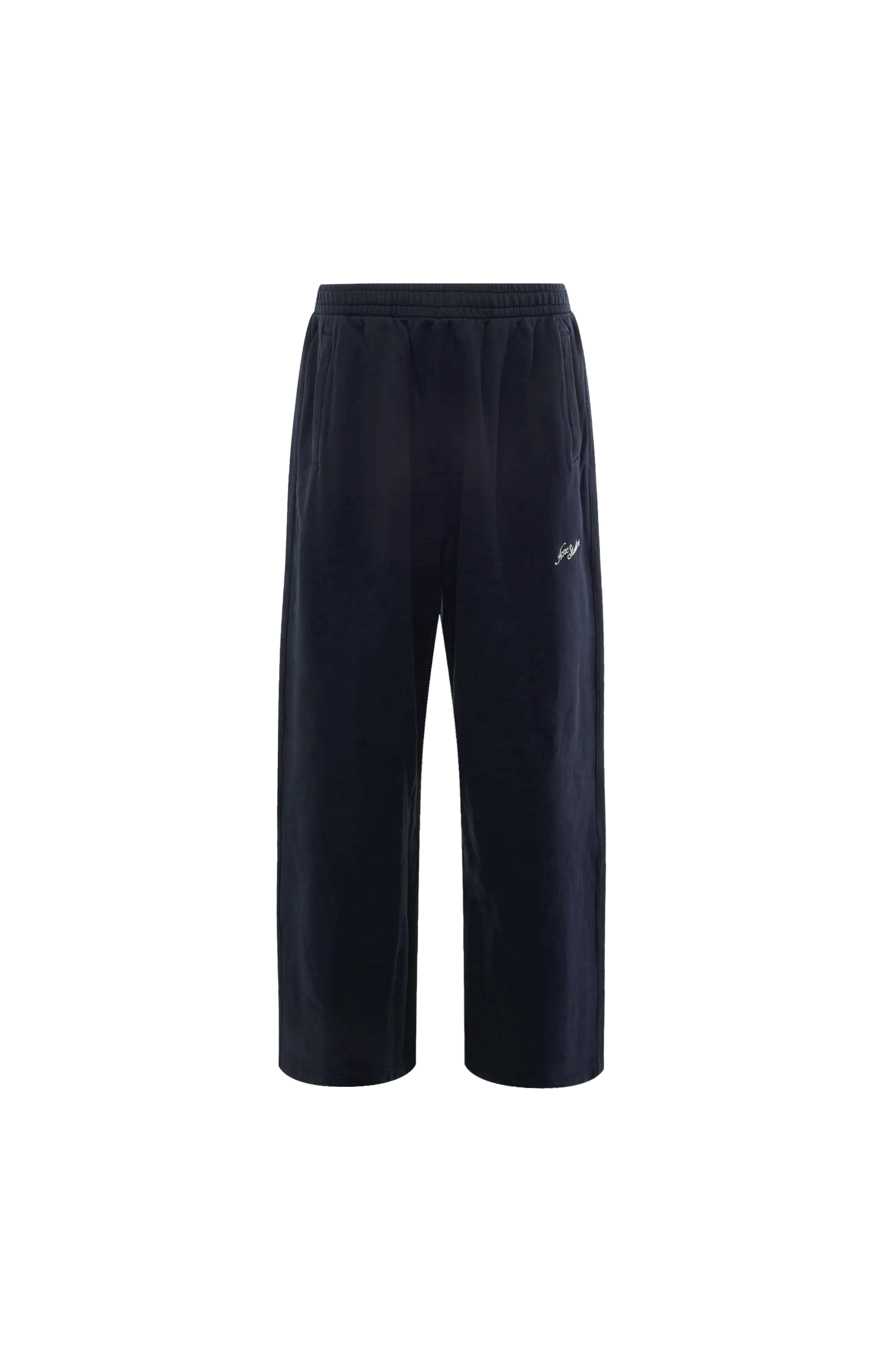 Fleece Logo Sweatpants in Navy
