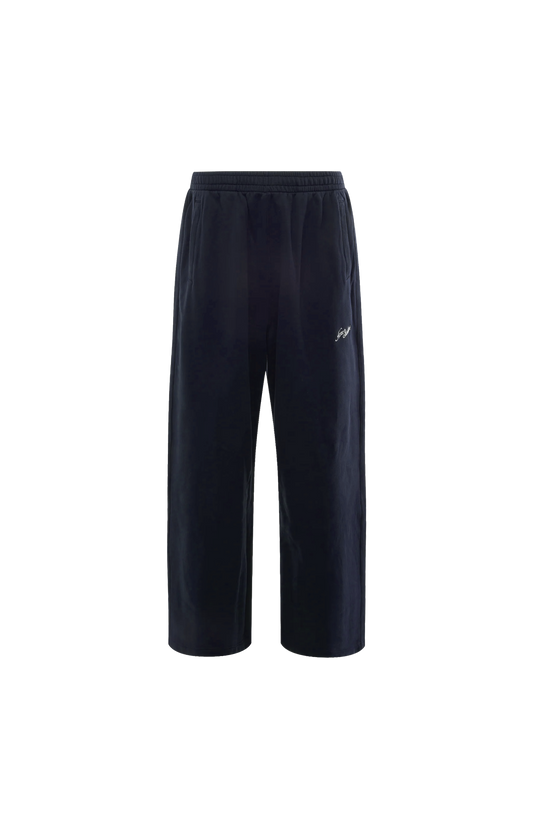 Fleece Logo Sweatpants in Navy