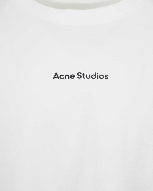 Regular Fit Logo Stamp T-Shirt in Optic White