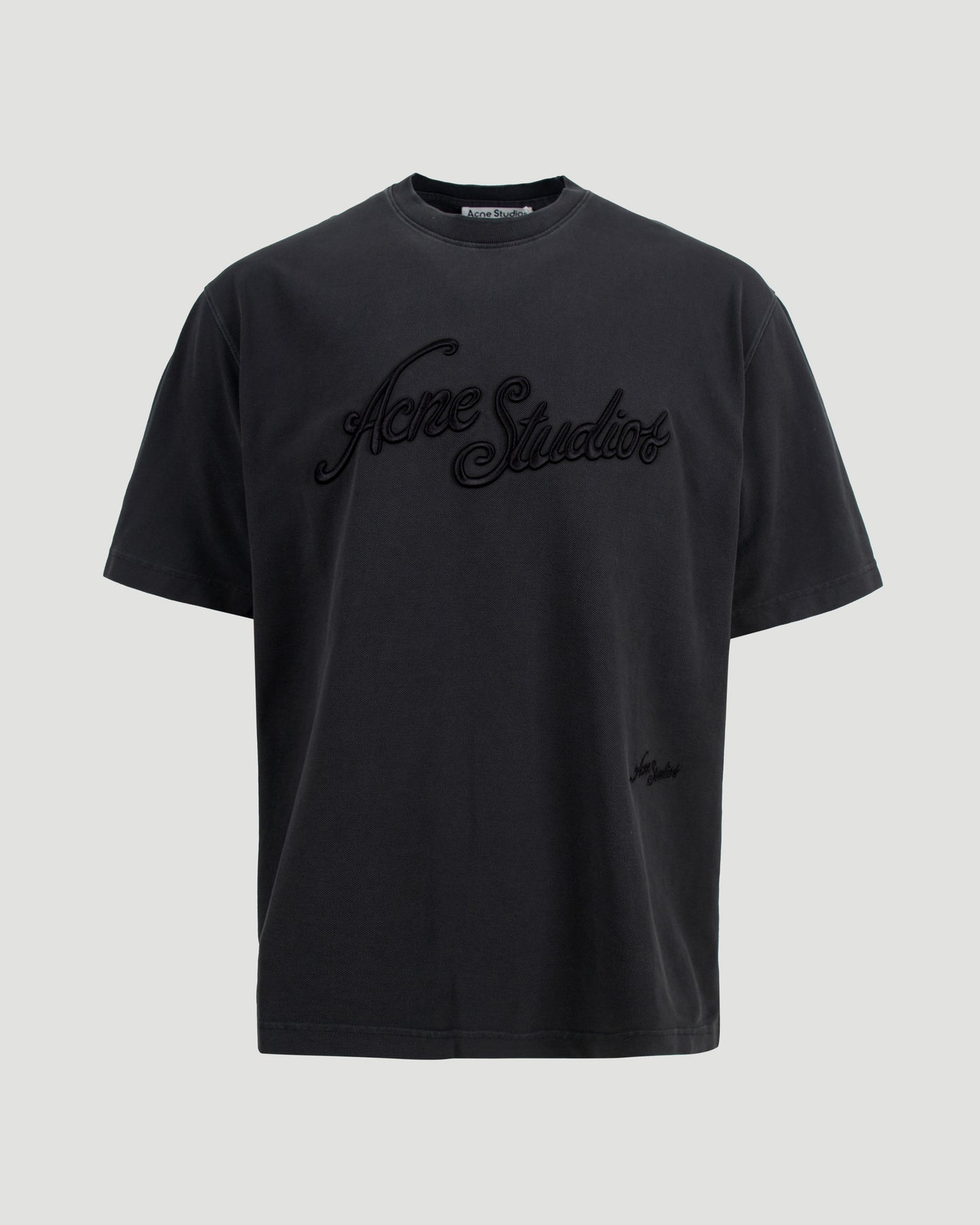 Logo T-Shirt in Faded Black