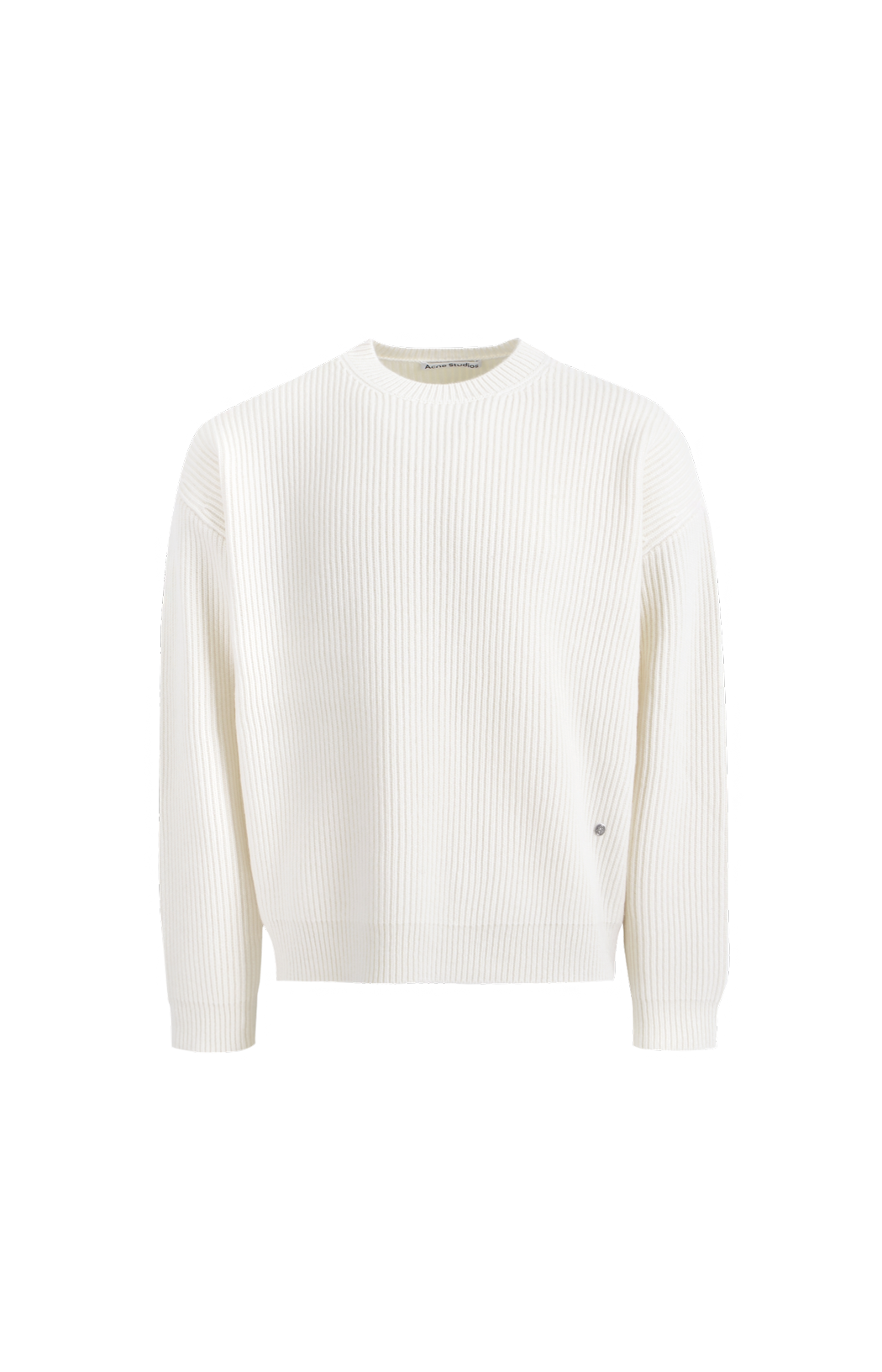 Chunky Cashmere Sweater in White