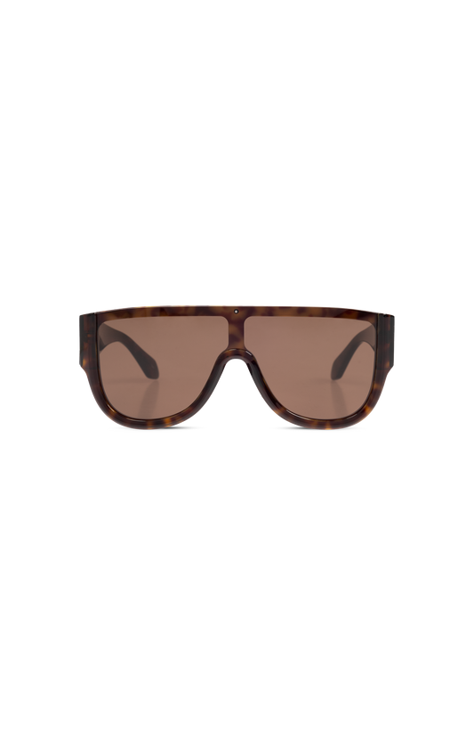 ALAÏA Mask Sunglasses in Havana