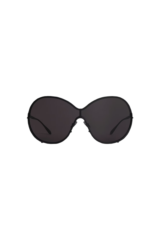 66mm Metal Round Sunglasses